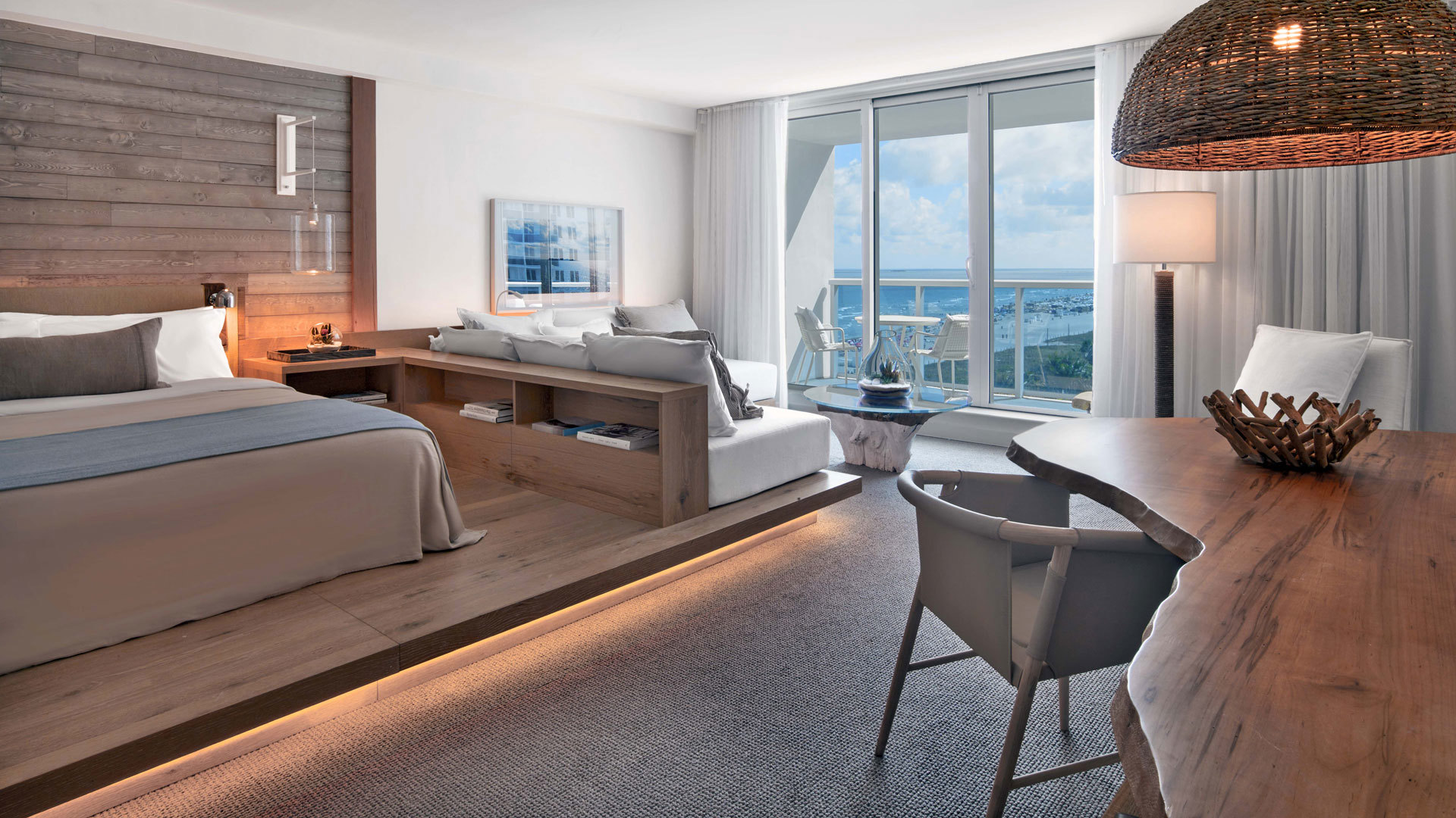 USA, Luxury Florida Holidays, 1 Hotel South Beach, Miami, King Room