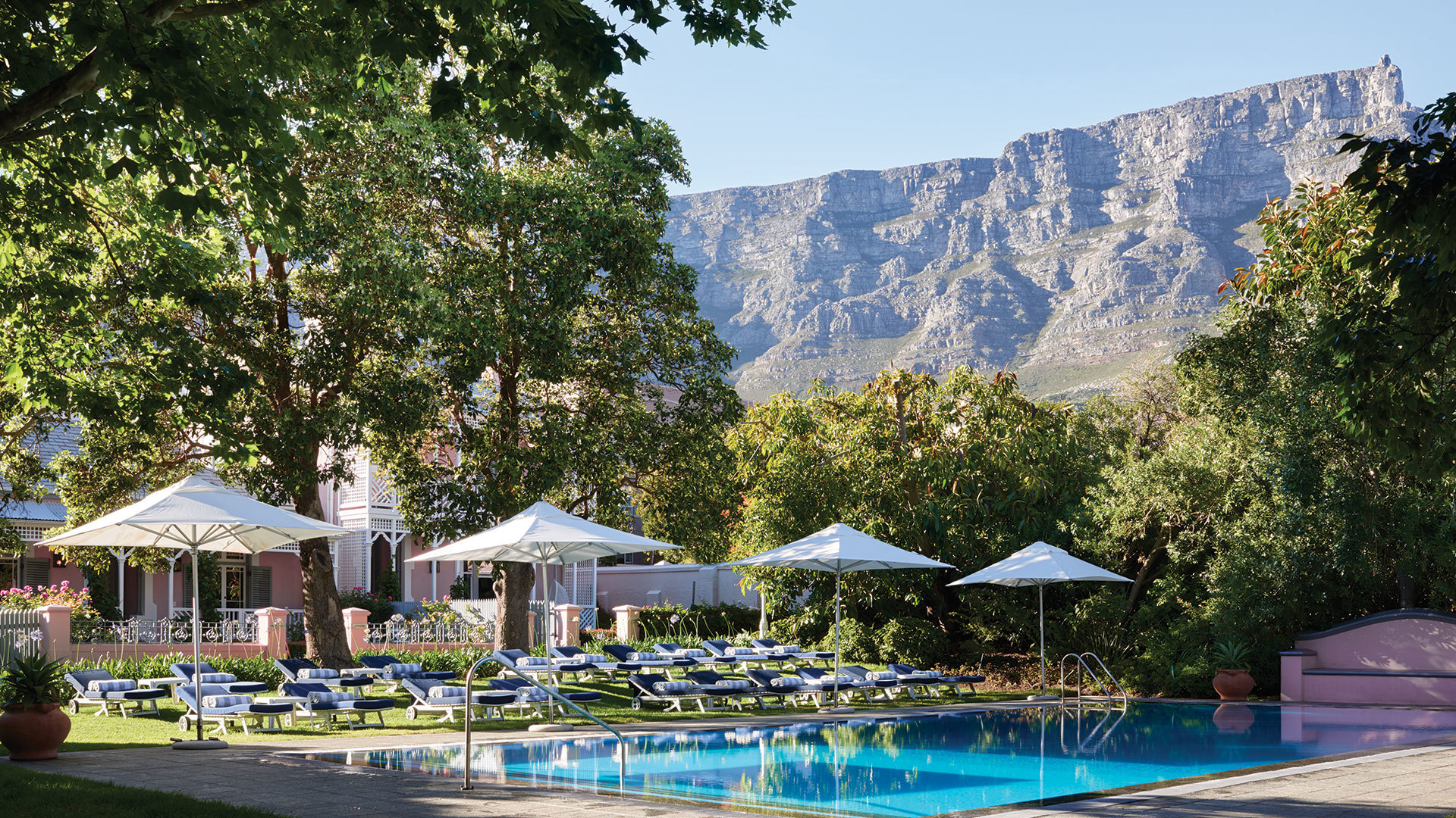 Africa, Luxury Holiday to South Africa, Mount Nelson A Belmond Hotel Cape Town, Pool View