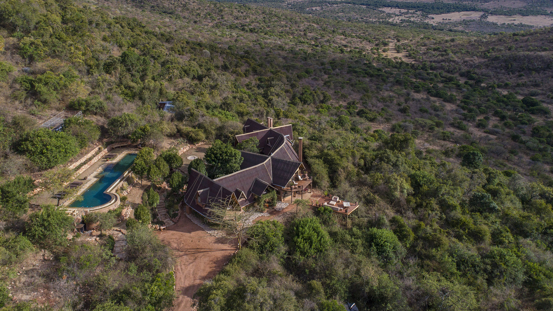 Africa, Kenya, Cottars 1920s Camp, Villa Exterior