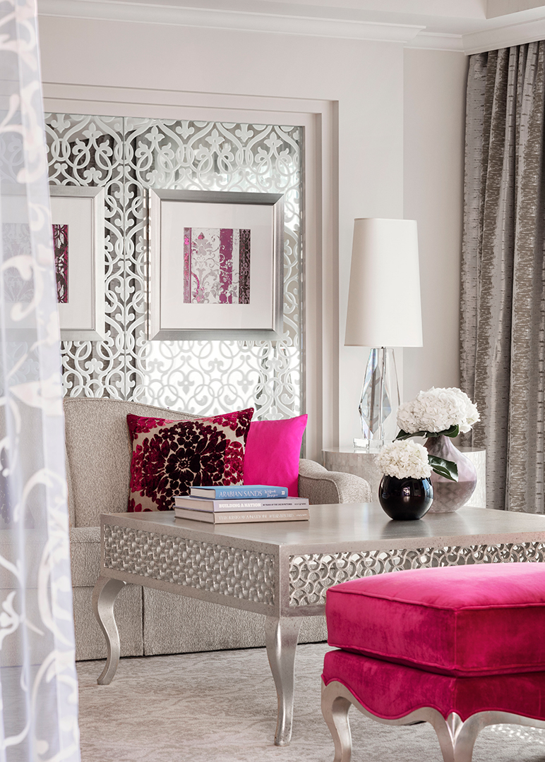 Arabia, Dubai, One&Only Royal Mirage - Arabian Court, Lounge detail