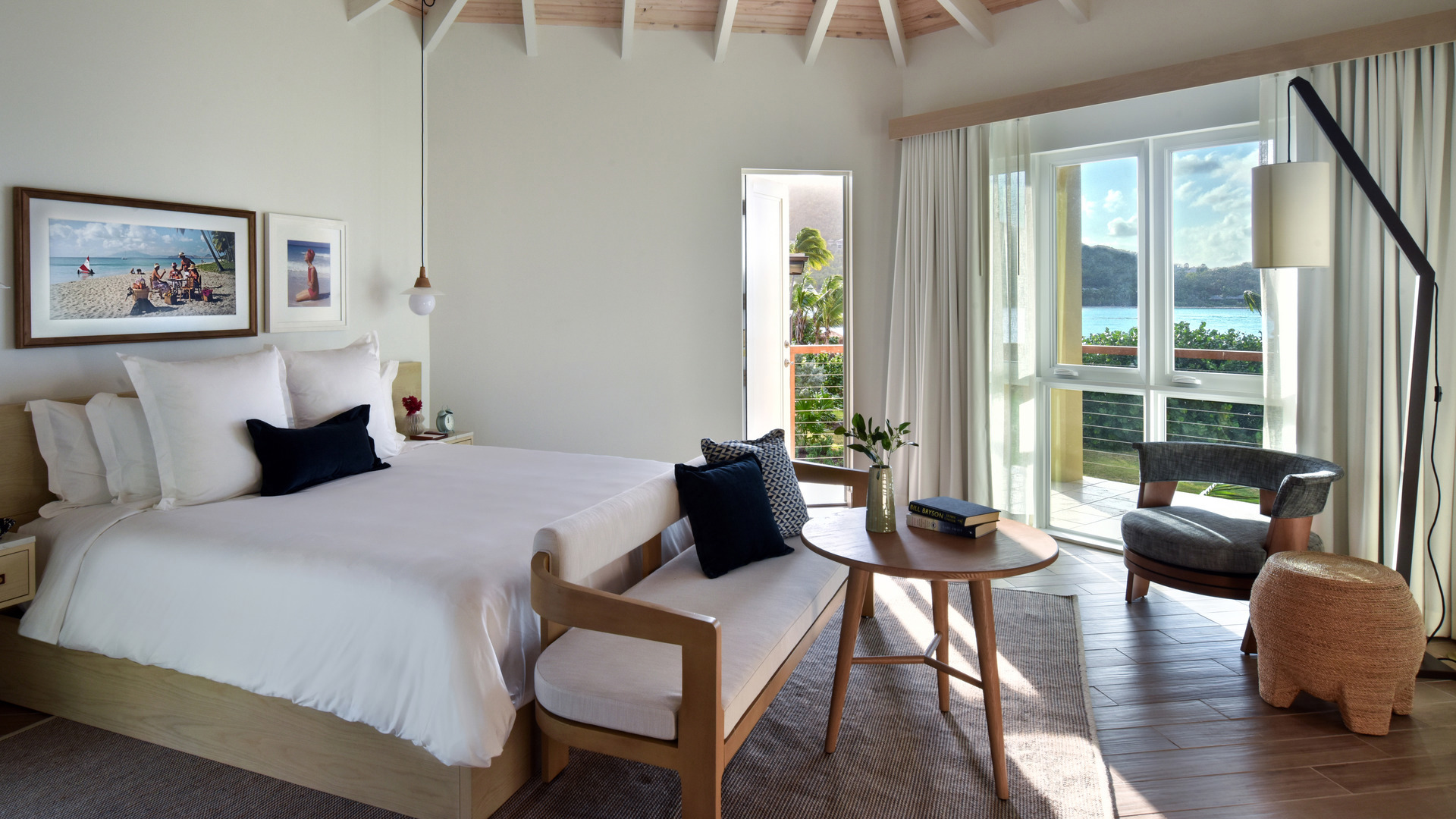  Caribbean, British Virgin Islands, Little Dix Bay, Ocean View Cottage Bedroom