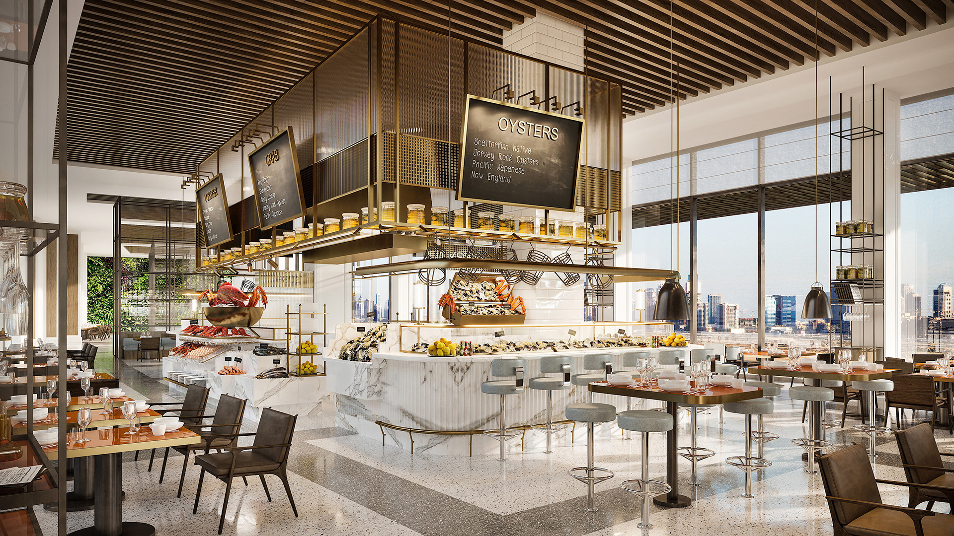 Indian Ocean & Arabia, Dubai, Atlantis, The Royal, Seafood Restaurant