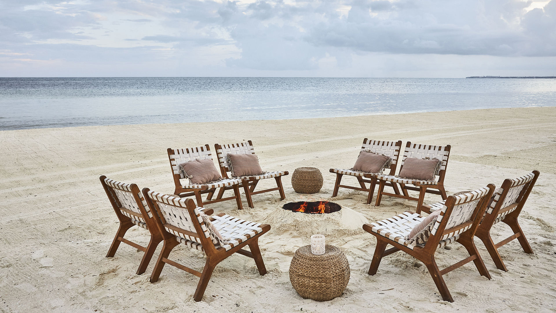 Caribbean, Mexico, Etereo Auberge Resorts Collection, Beach Bonfire