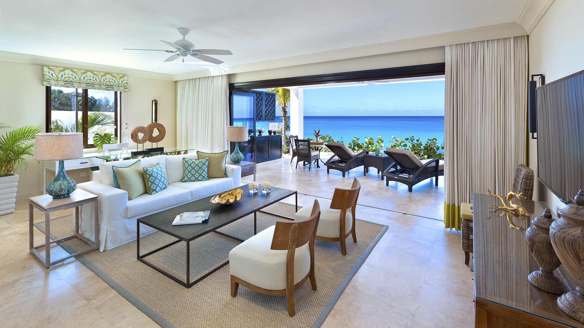 Caribbean, Bermuda & Mexico, Barbados, The Sandpiper, Beach House Suite living room