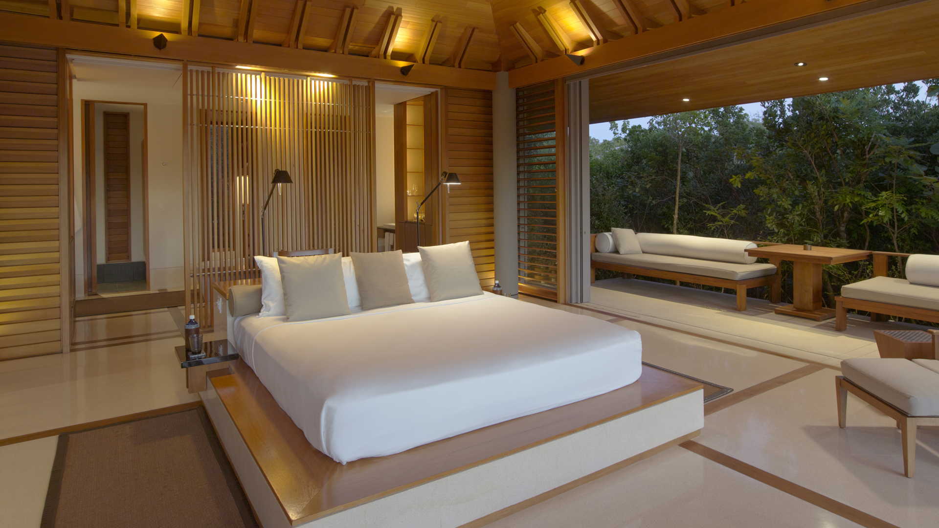 Amanyara in Turks and Caicos, Caribbean, Pavilion Bedroom