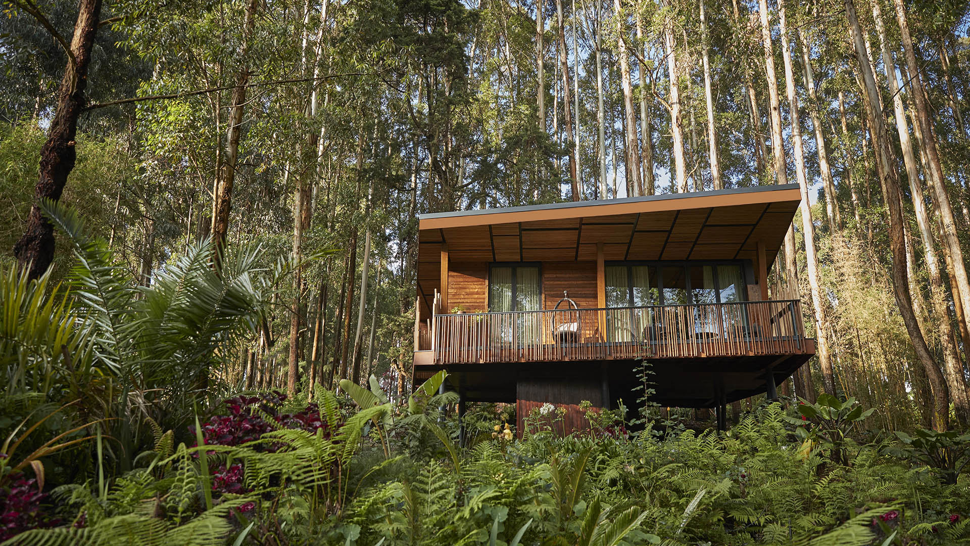  Africa, Rwanda, One&Only Gorilla's Nest, Villa Exterior