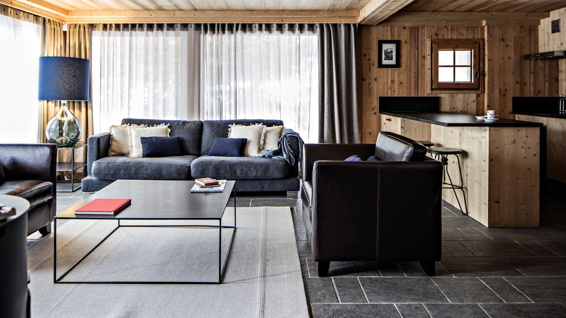 Europe Ski, France, L'Alpaga Hotel, Living Area