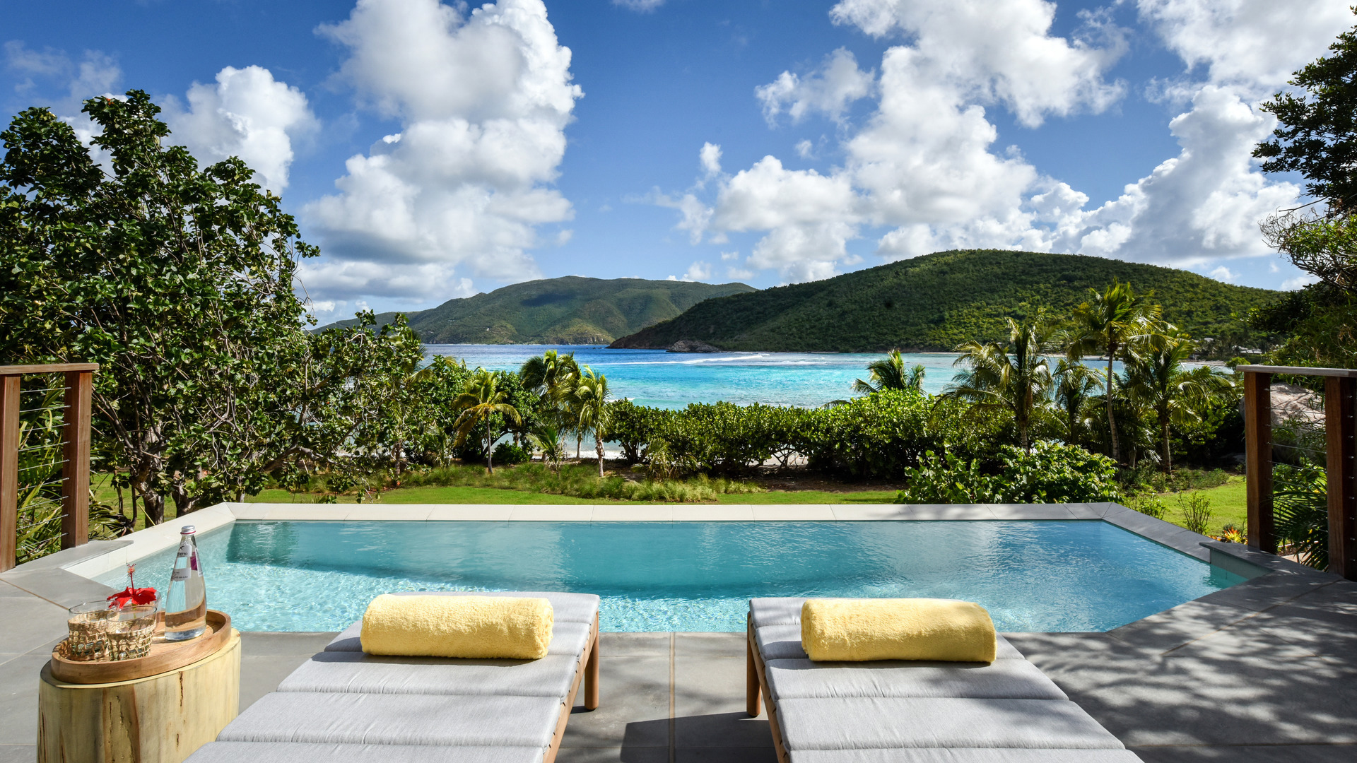 Caribbean, British Virgin Islands, Little Dix Bay, One Bedroom Pool Suite Terrace