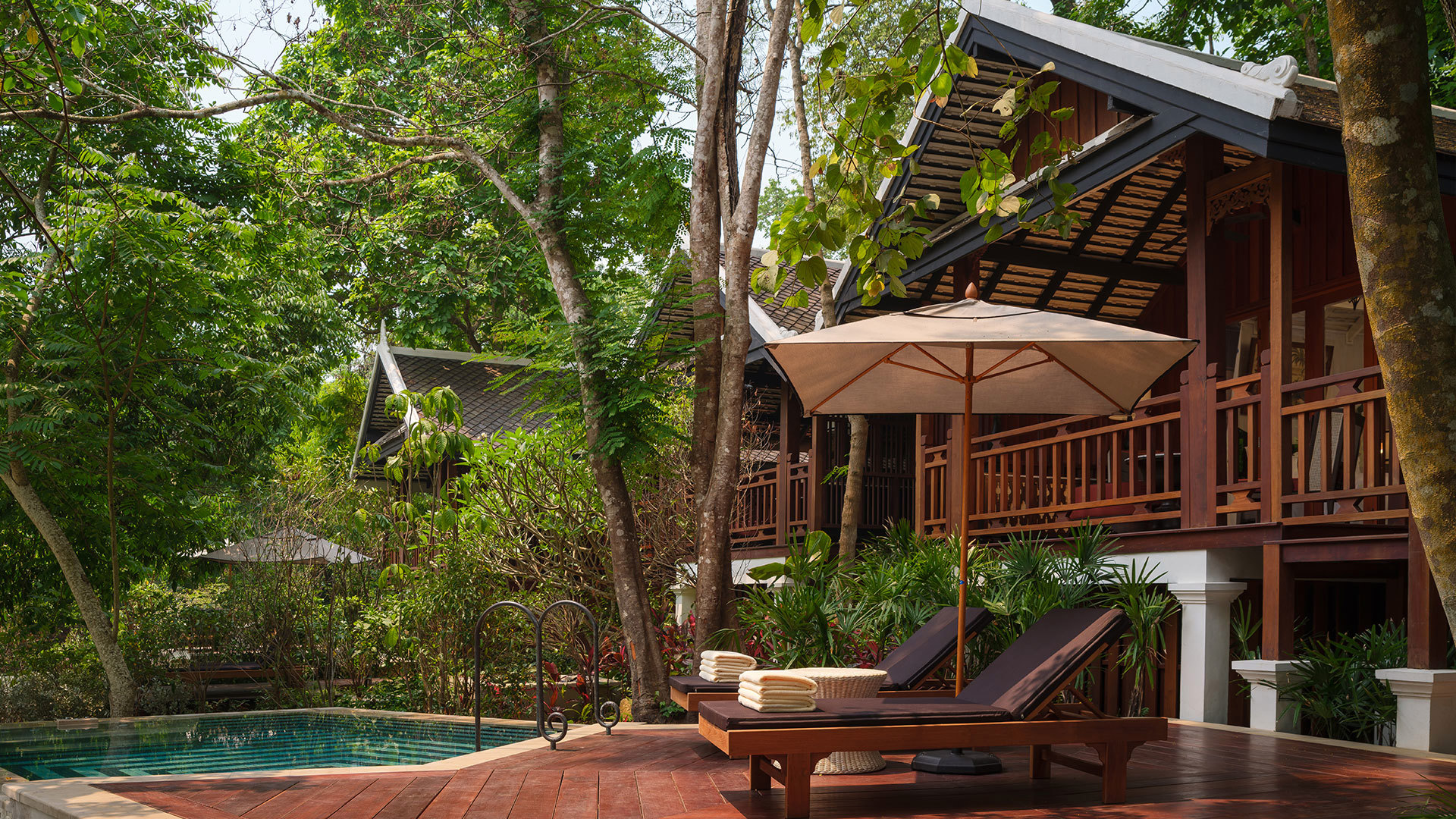 Rosewood Luang Prabang, Laos, Waterfall pool villa