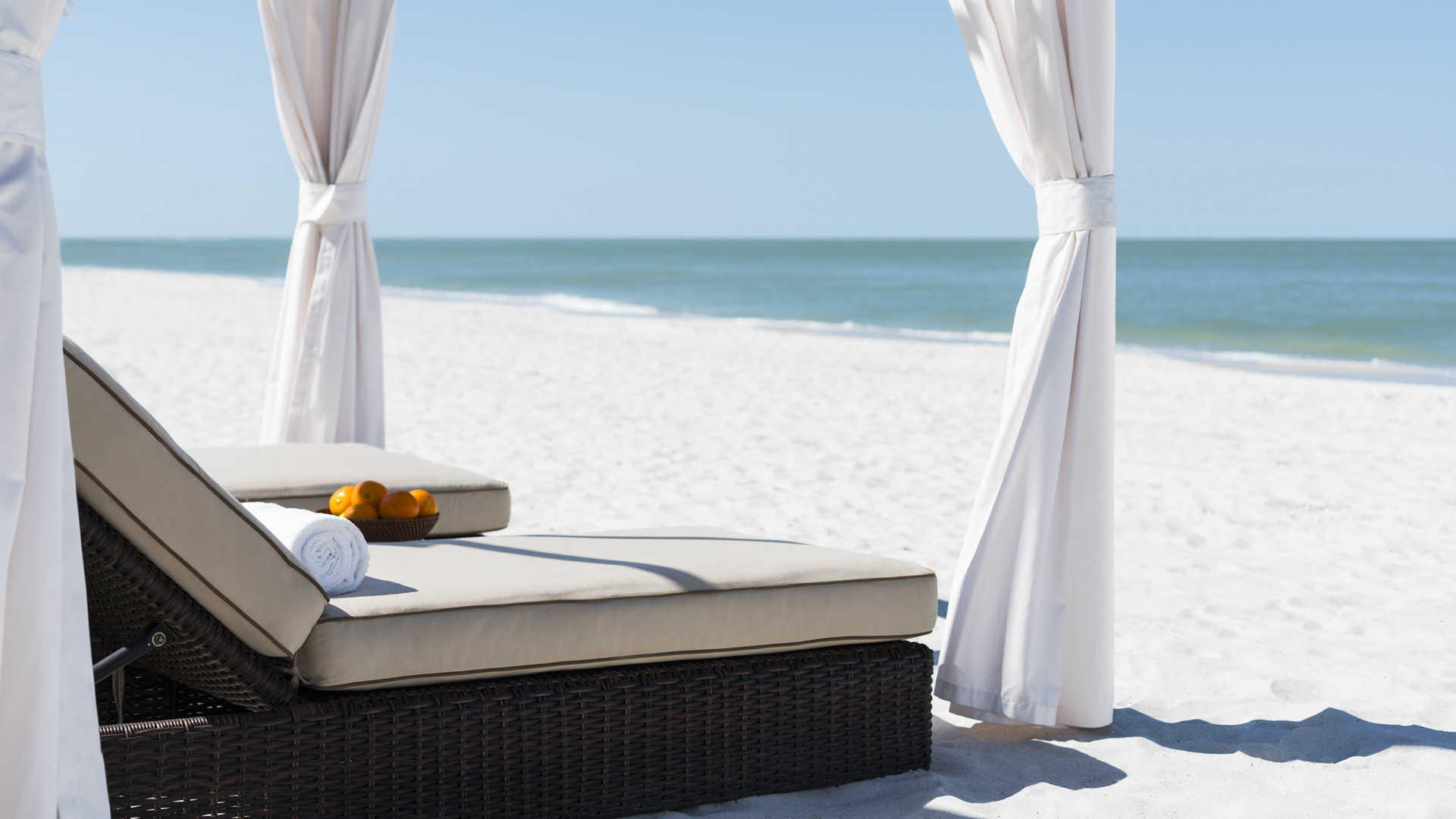 Luxury Florida Holidays, The Ritz-Carlton Naples, Beach Cabana