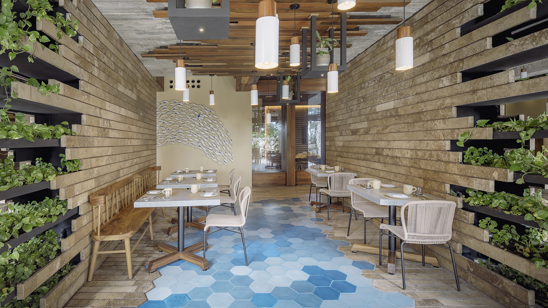  Caribbean, Mexico, Casa de la Playa, Estero seating