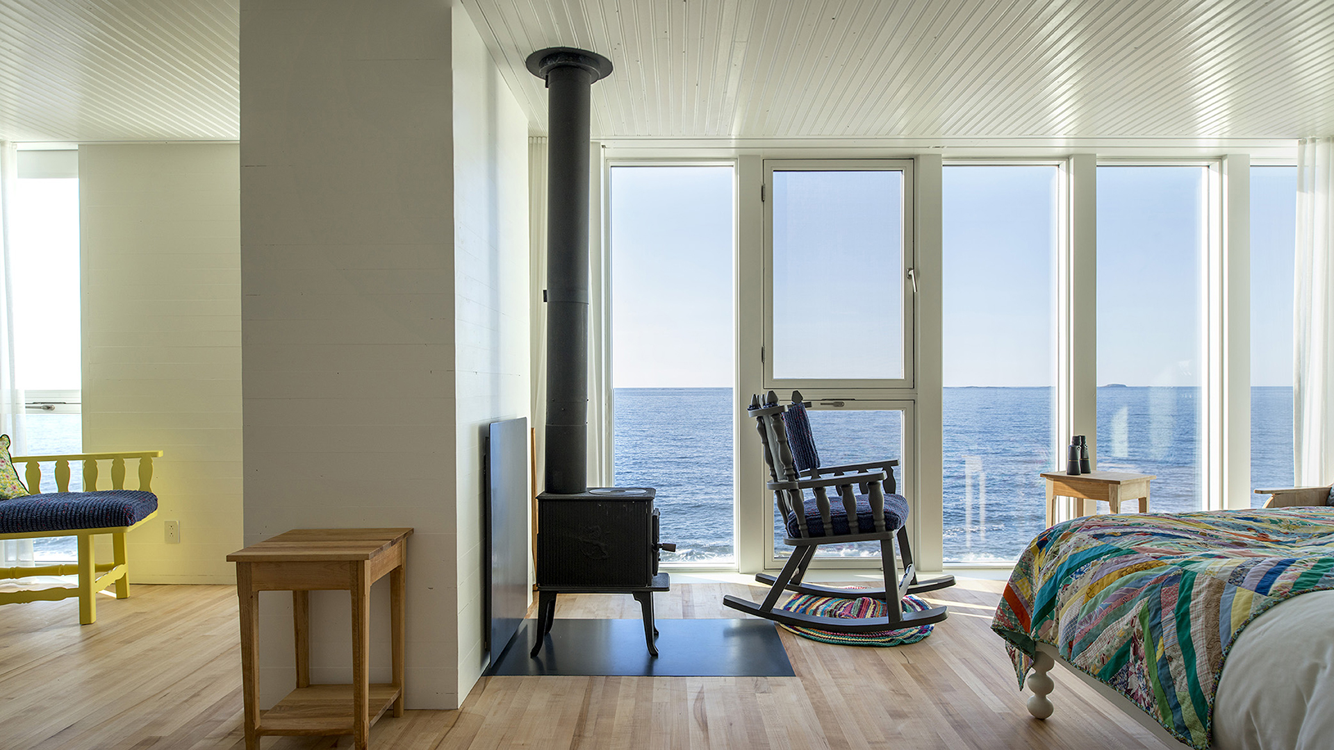  North America & Canada, Canada, Newfoundland, Fogo Island Inn, Room Interior