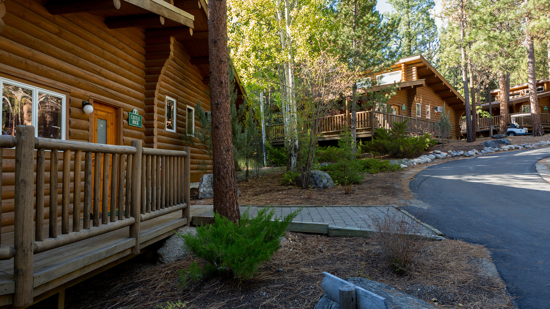  North America, Montana, Triple Creek Ranch, Outside cabin
