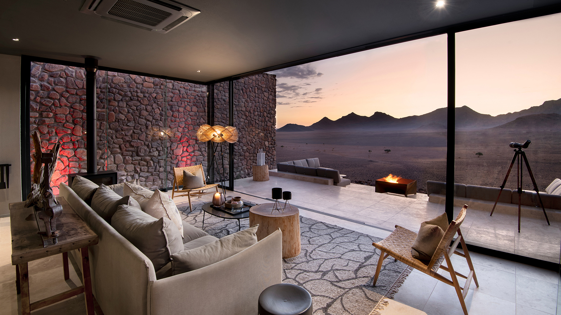 Africa, Namibia, &beyond sossusvlei,Suite Lounge