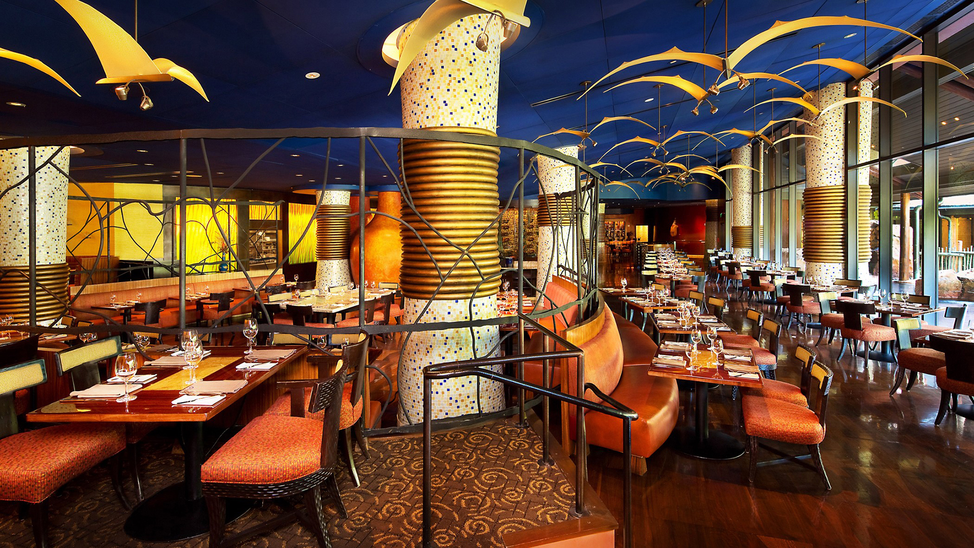  North America, Florida, Orlando, Disney's Animal Kingdom Lodge, Restaurant