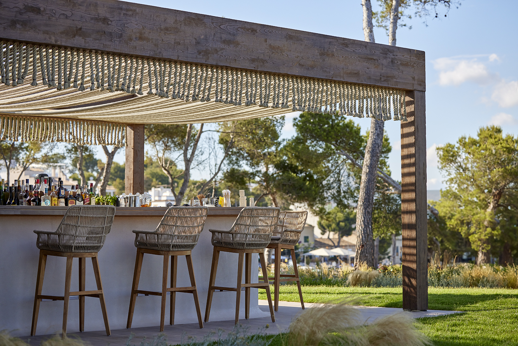 Europe, Spain, Mallorca, Ikos Porto Petro, porto petro bar