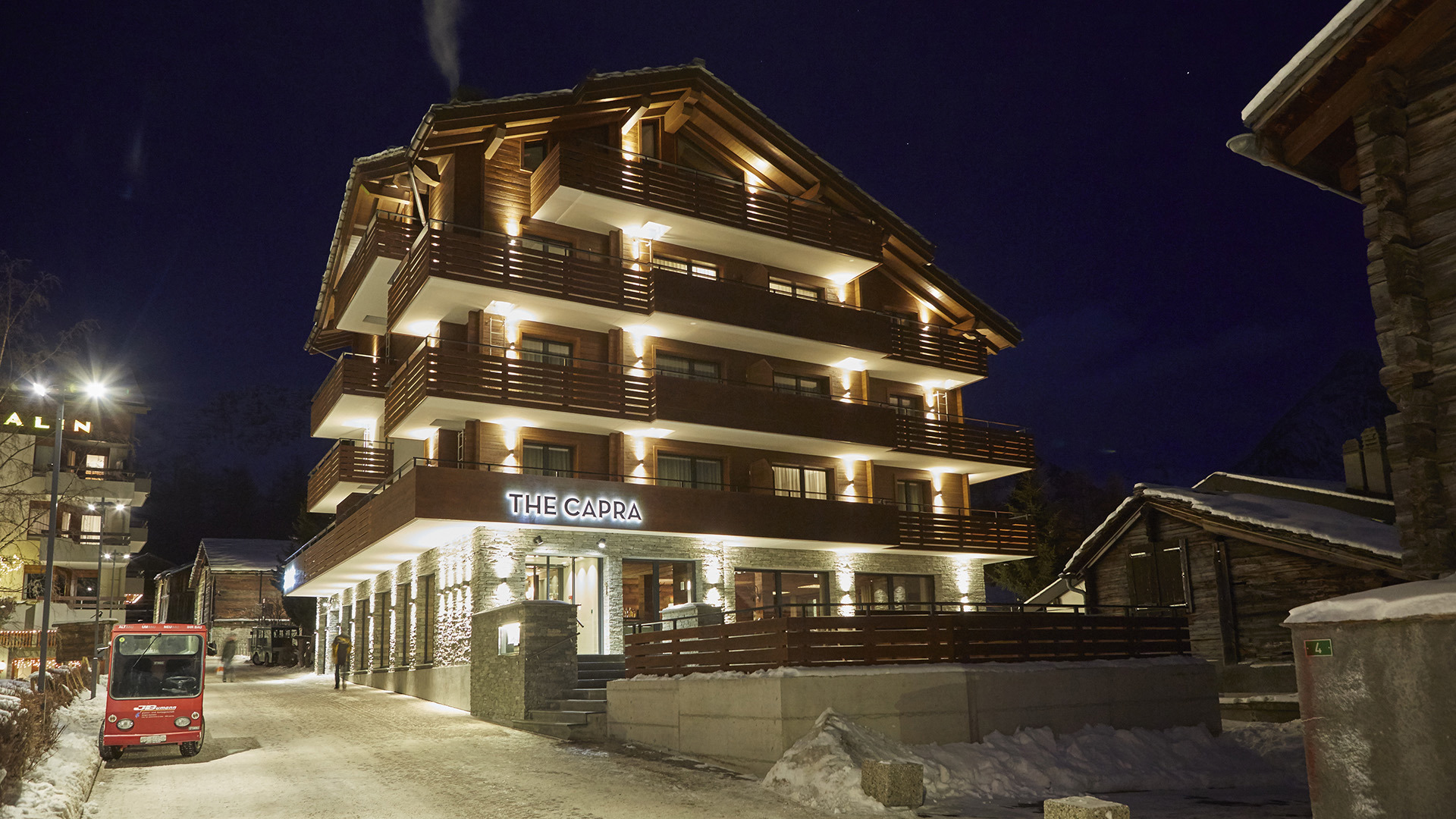 Luxury Ski & Snow, Europe, Switzerland, The Capra, Saas-Fee, Hotel exterior