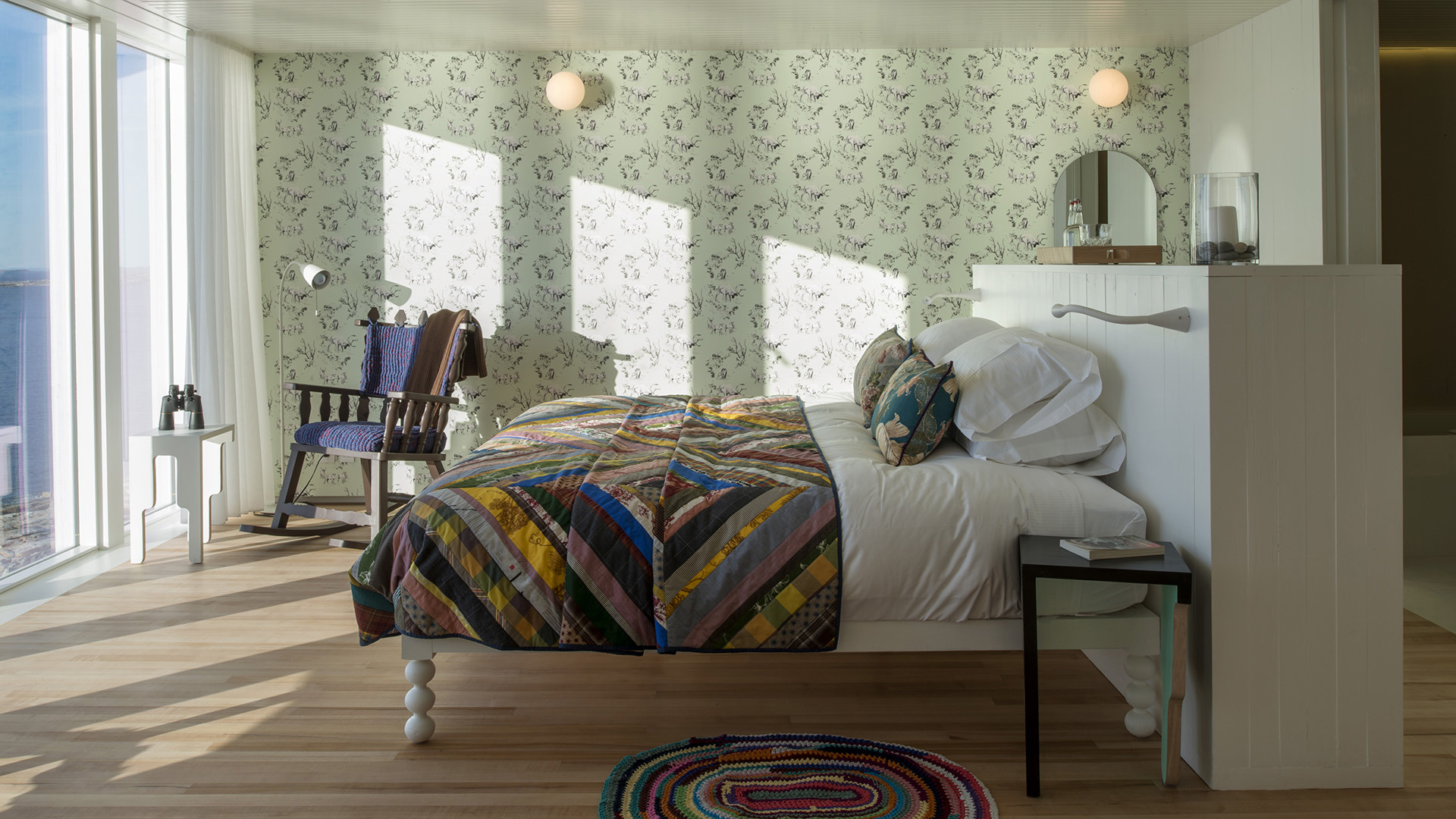  North America & Canada, Canada, Newfoundland, Fogo Island Inn, Inn Bedroom