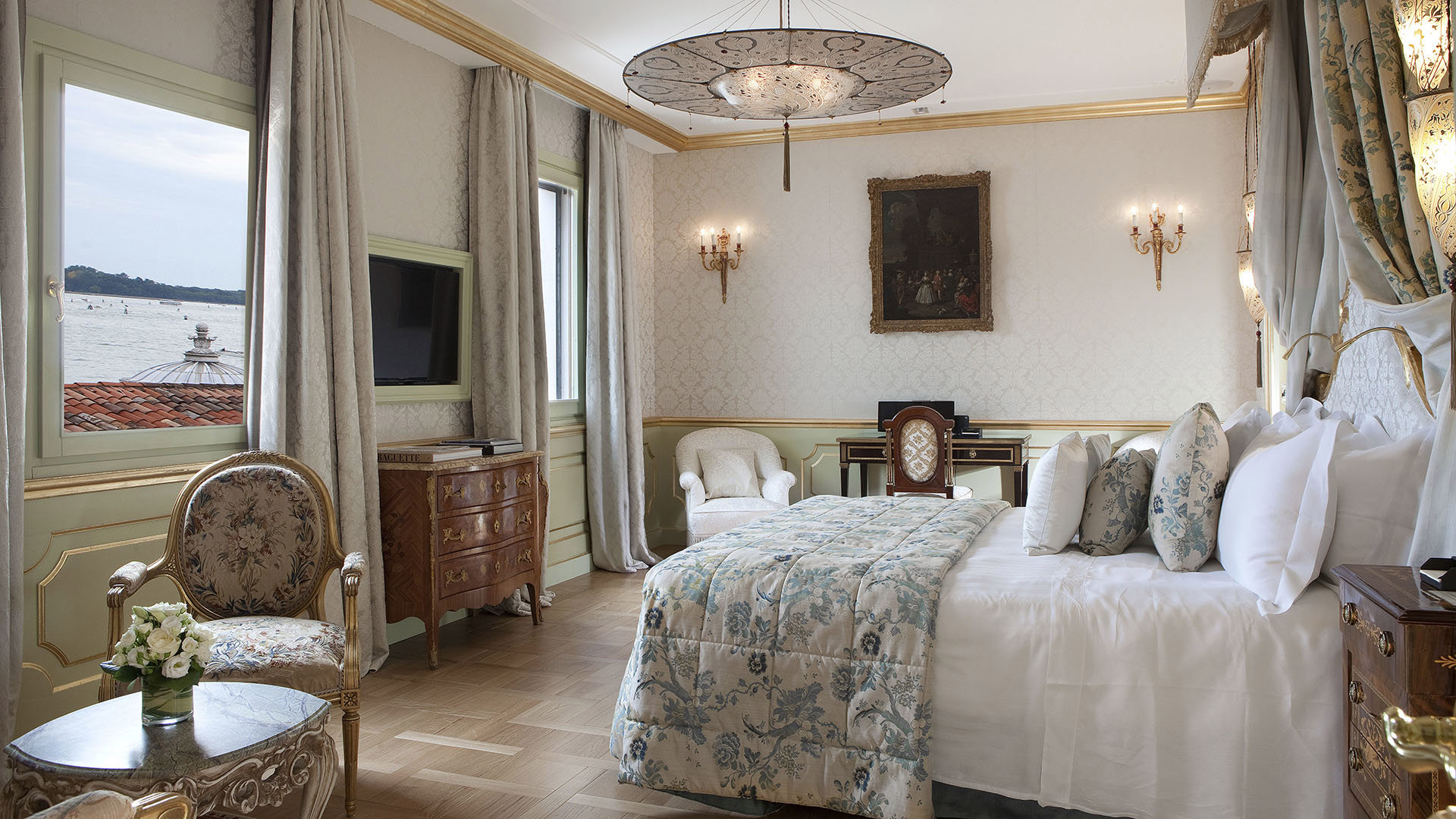 Europe & North Africa, Italy, Venice, Baglioni Hotel Luna, Giorgio Terrace Suite Bedroom