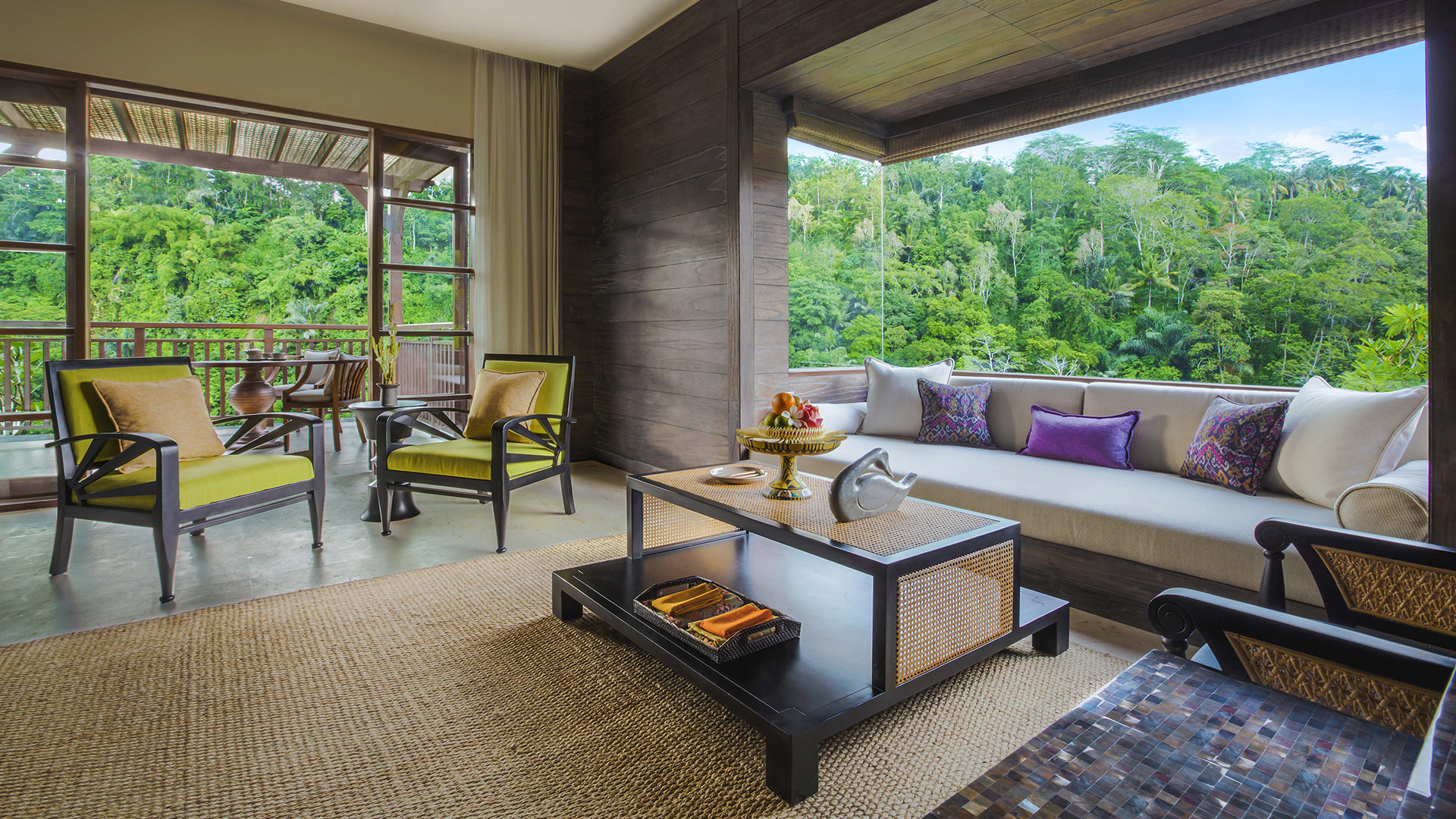  Worldwide, Indonesia, Ubud, Mandapa a Ritz-Carlton Reserve, Suite Living Room
