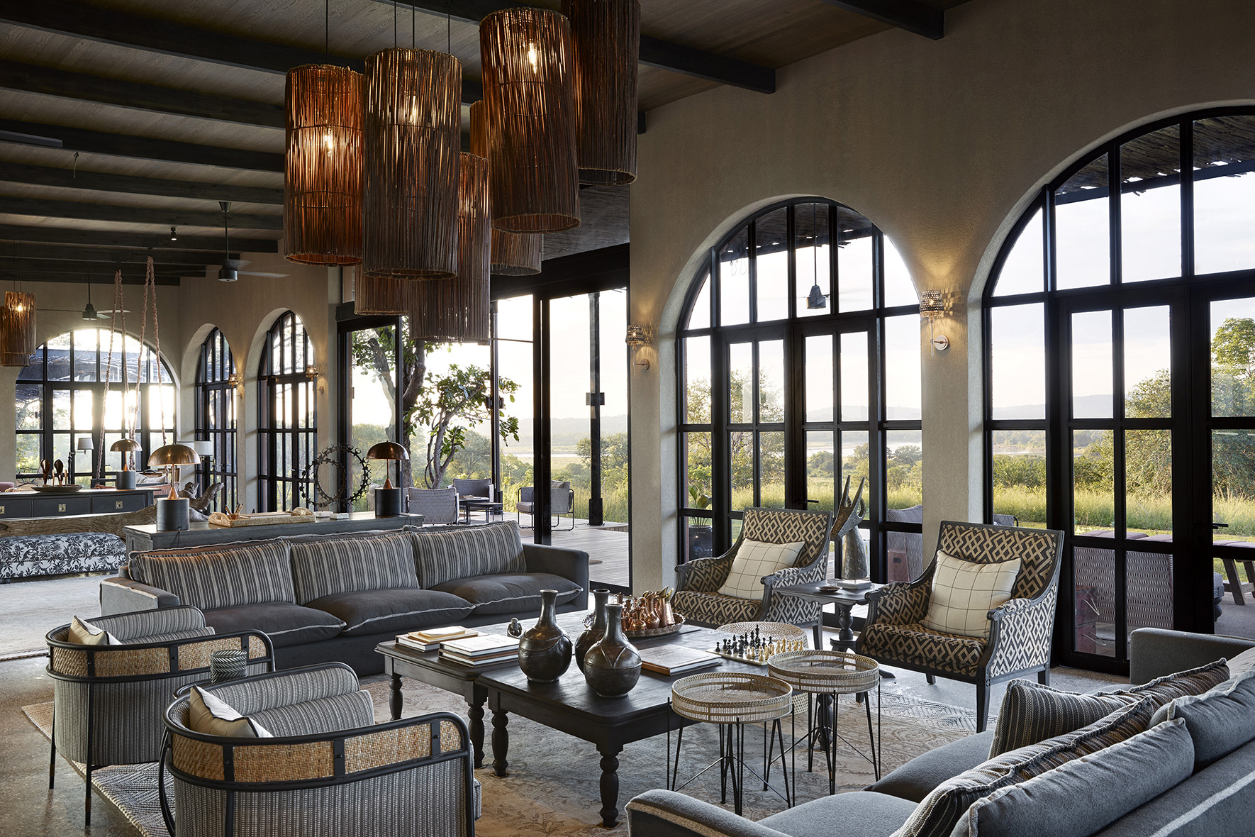 Afirca, Zambia, Chichele Presidential, main lounge 