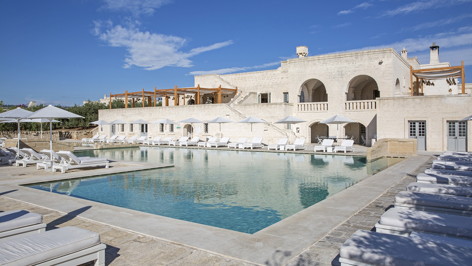 Europe, Italy, Borgo Egnazia, Pool