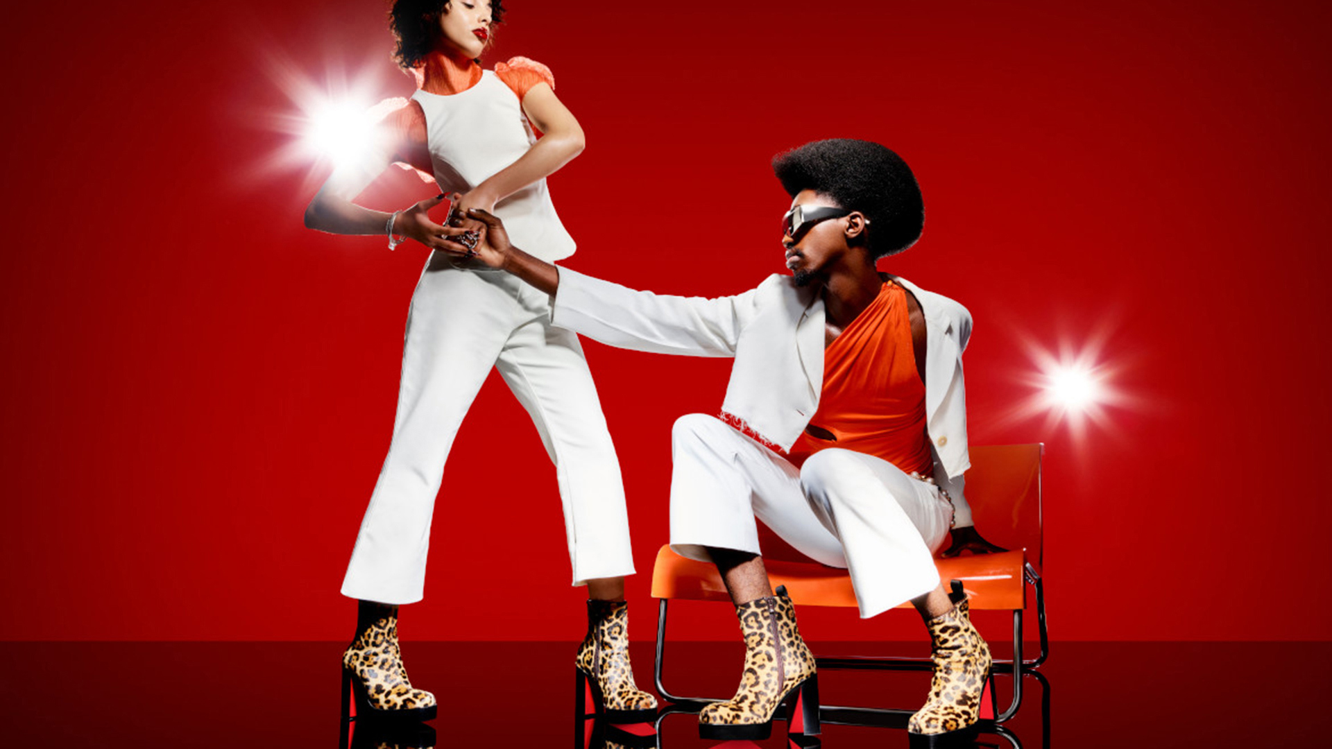 Models Louboutin angels collection