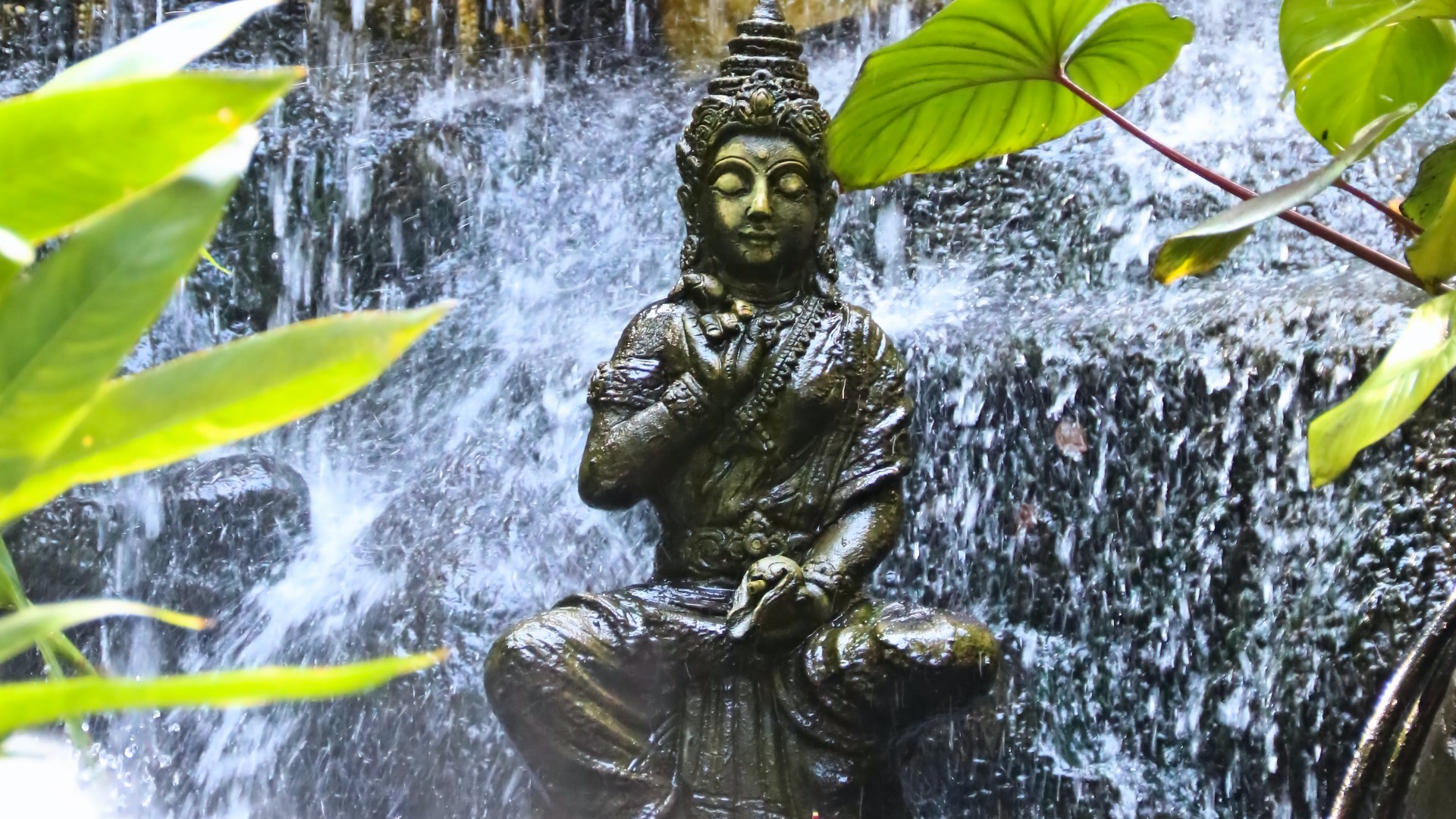 Asia, Thailand, Bangkok, The Siam Hotel, Buddha Statue