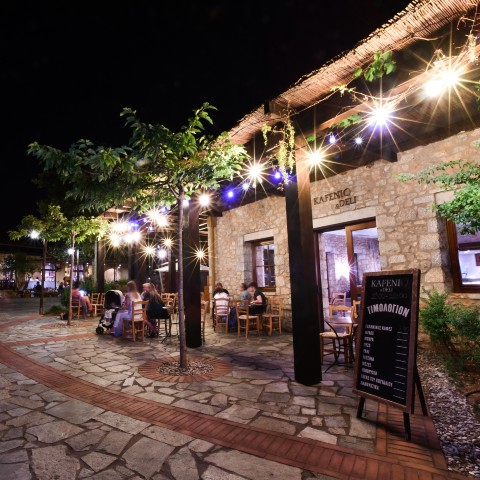 Europe, Greece, Costa Navarino, The Romanos, A Luxury Collection Resort, Kafenio Deli