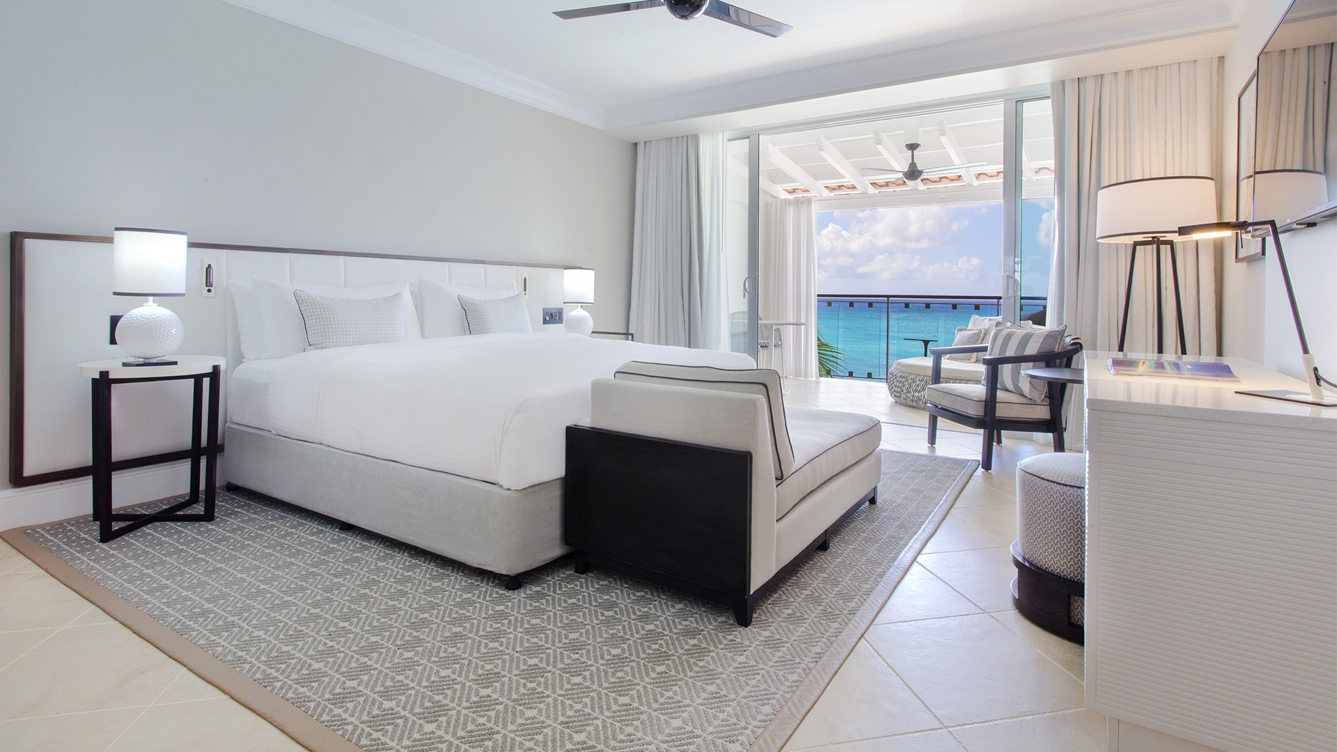 Caribbean, Barbados, Fairmont Royal Pavilion, Luxury Oceanfront Room