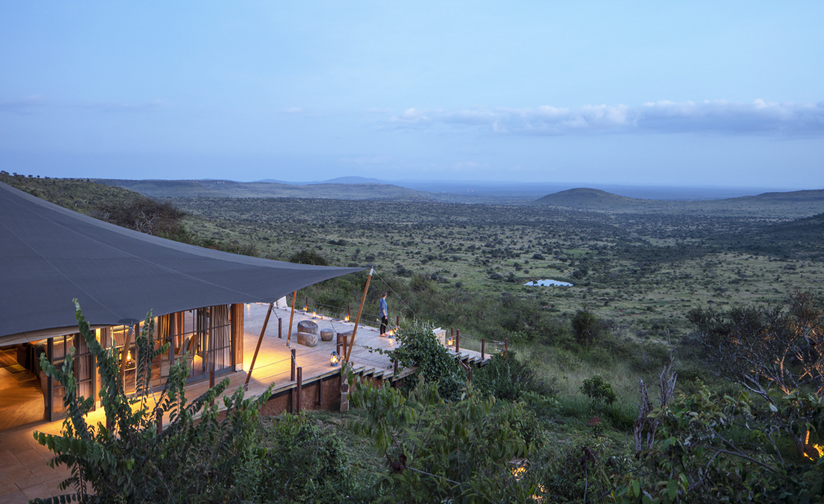 Africa, Kenya, Elewana Loisaba Lodo Springs, accommodation exterior
