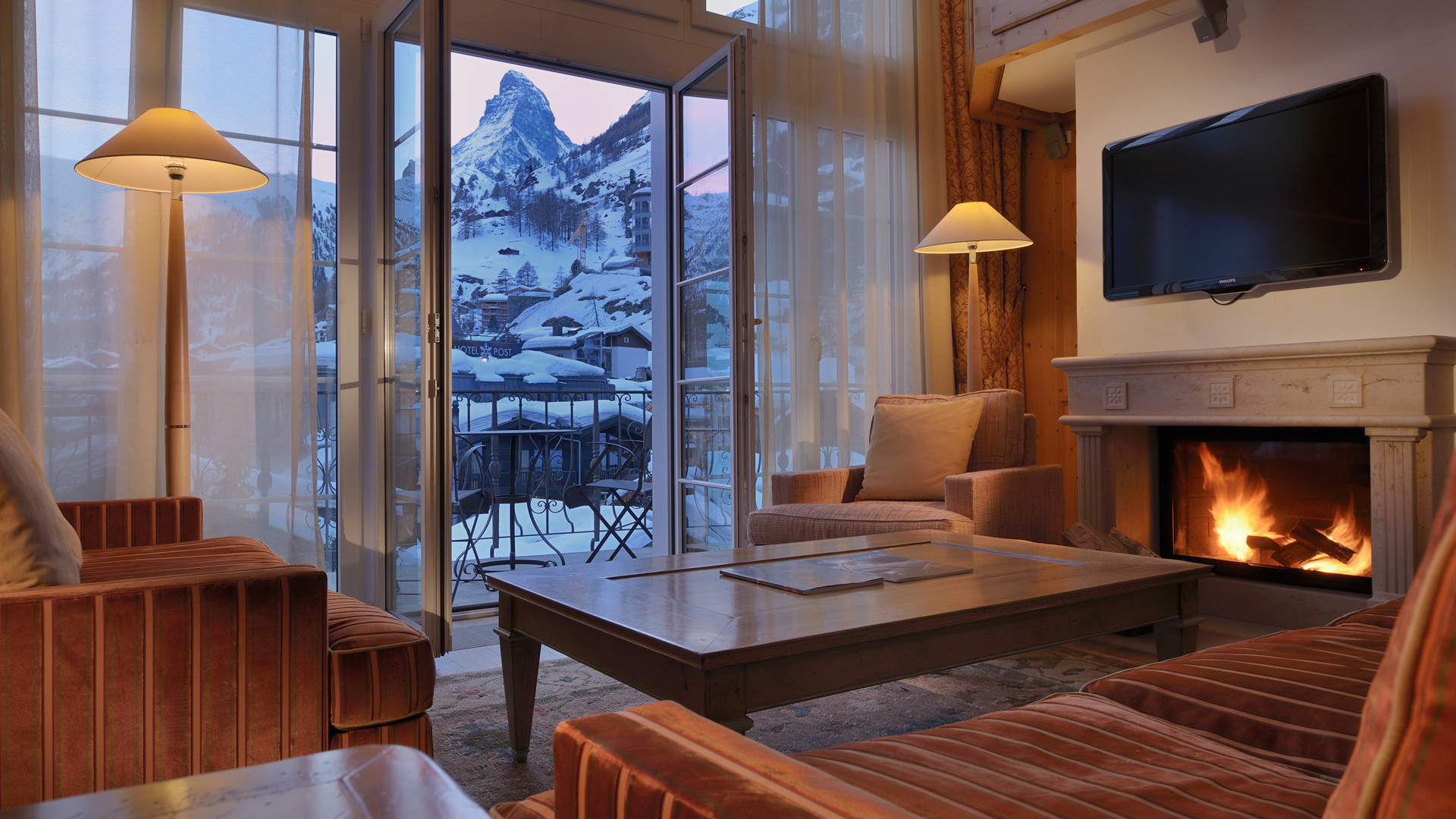 Ski & Snow, Zermatt, Switzerland, Mont Cervin Palace, Alpine Matterhorn Duplex Suite