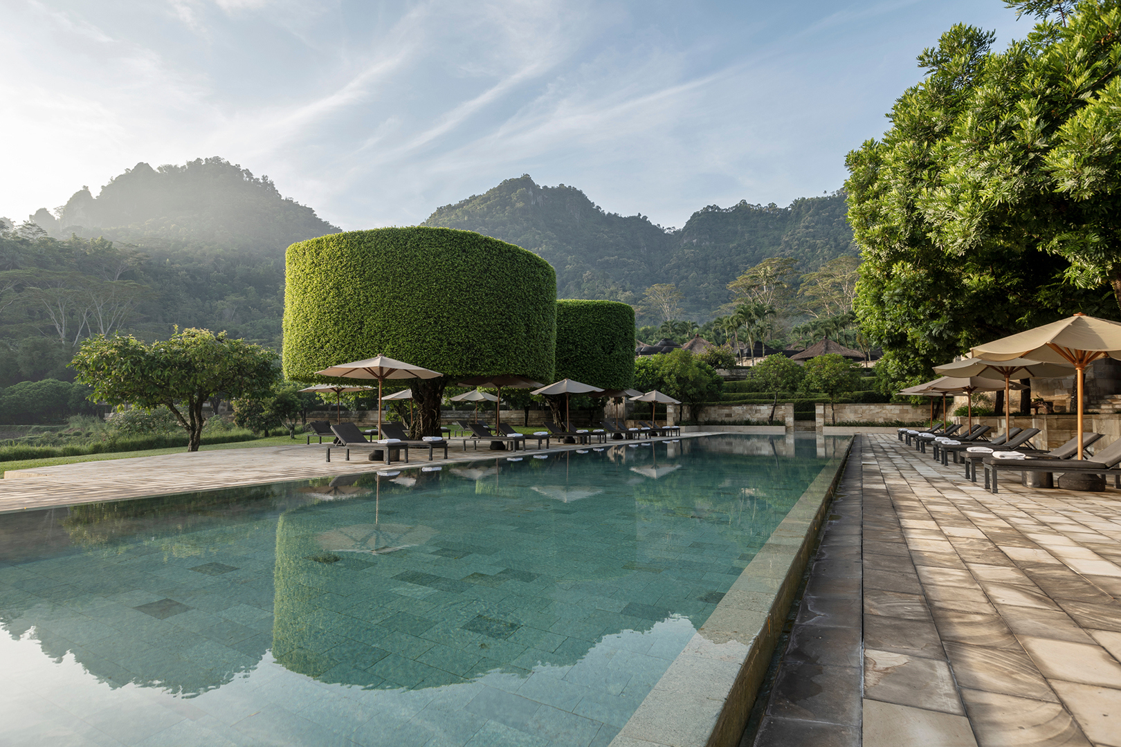 Asia, Indonesia, Amanjiwo, Pool