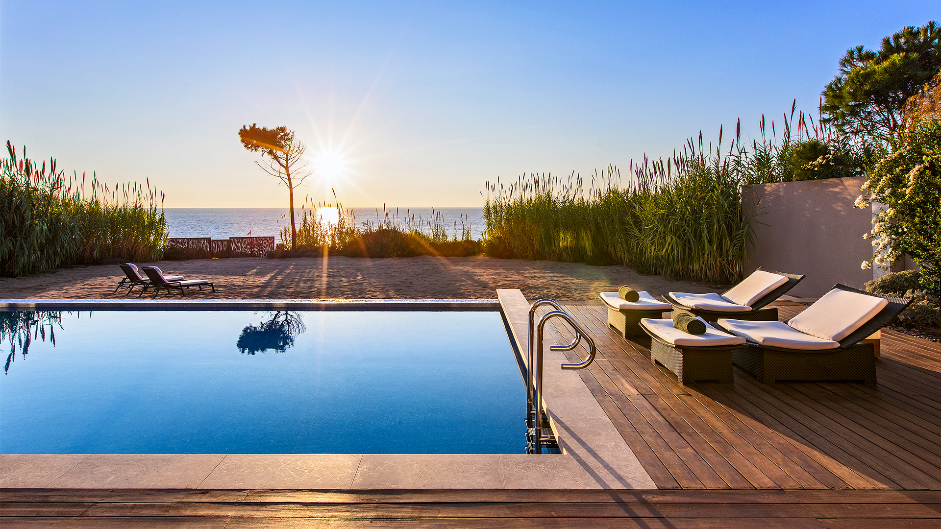 Europe, Greece, The Romanos, Ambassador Villa Pool