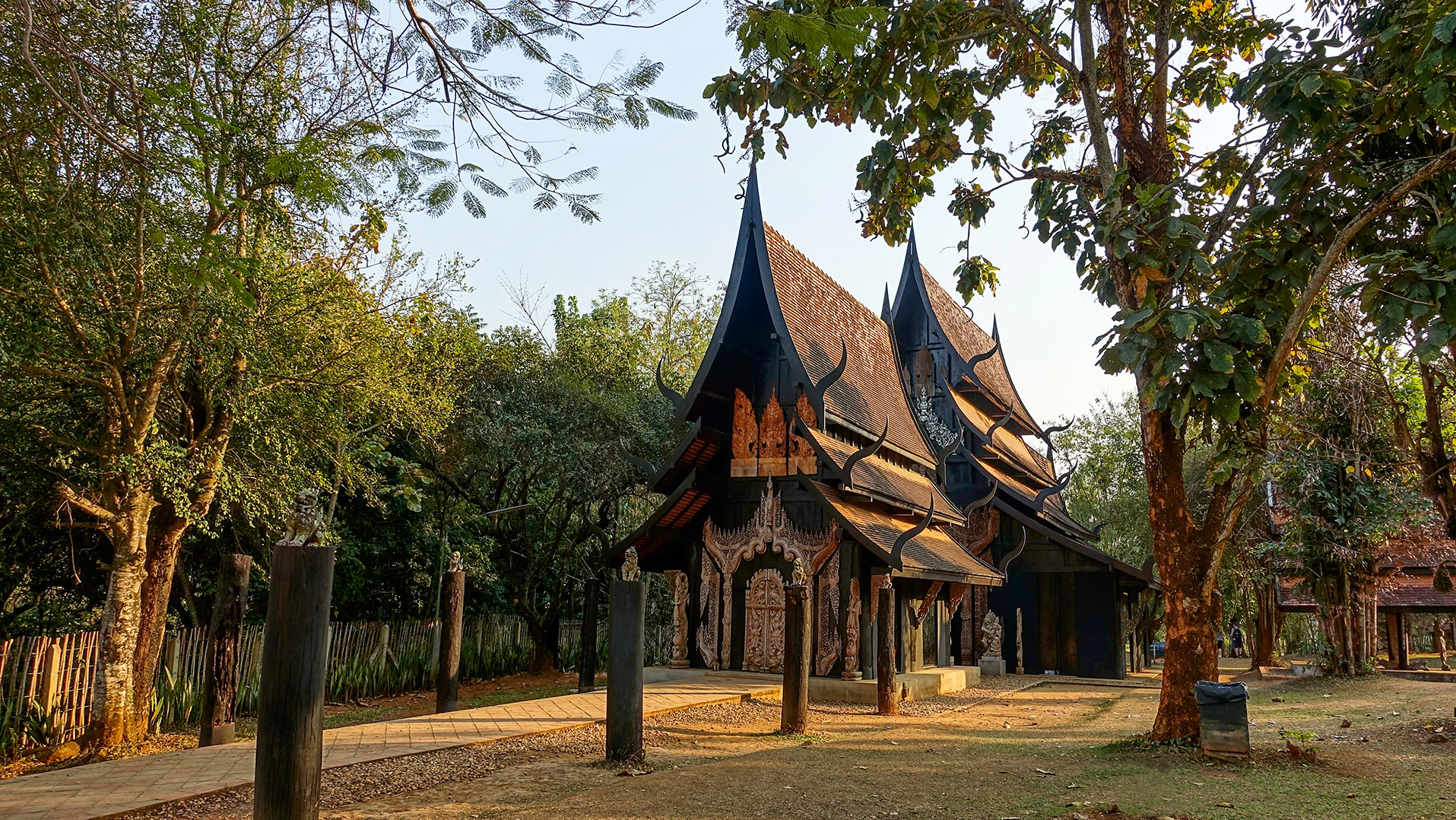 Black House in Chiang Rai Thailand