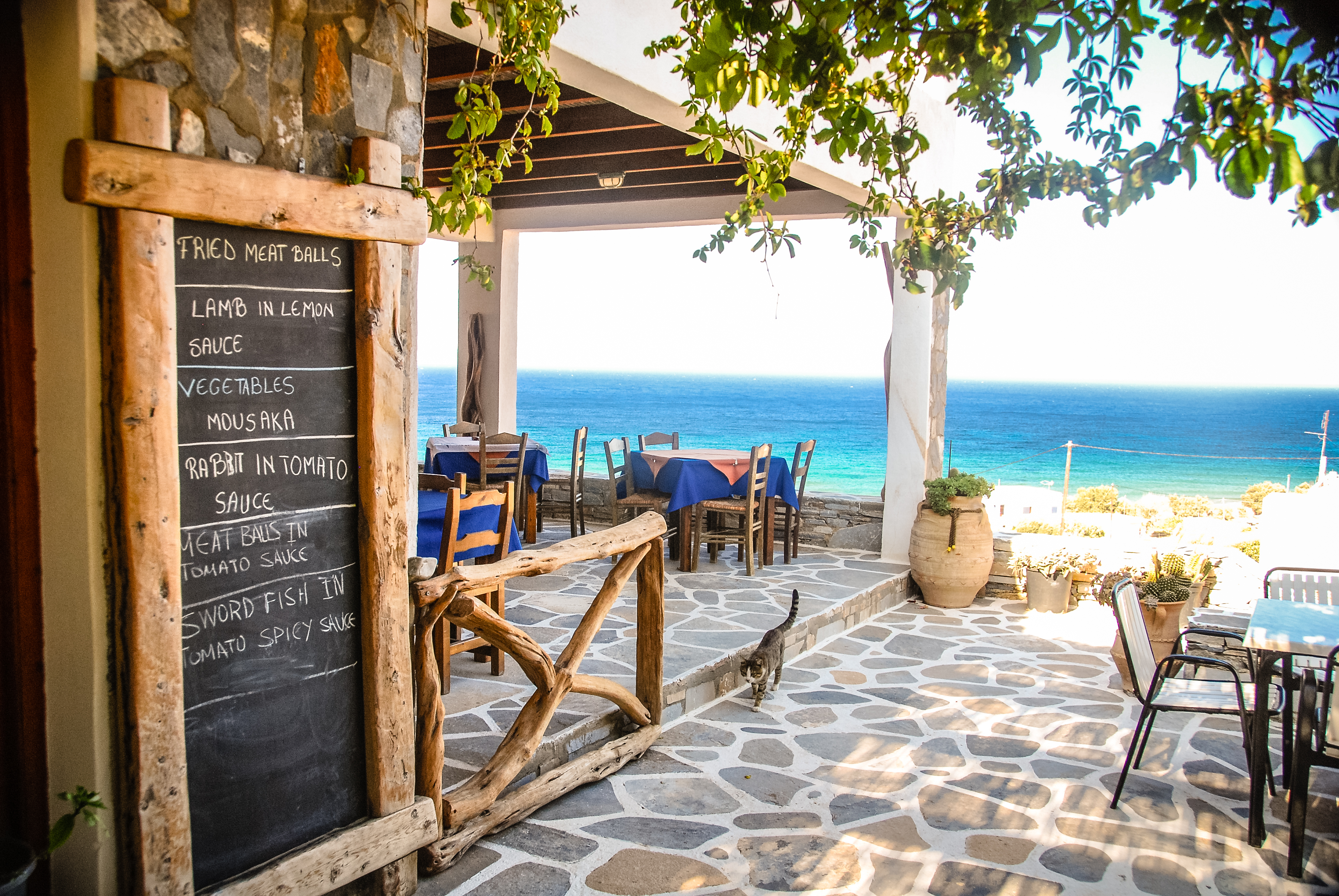 Greek Taverna with a View