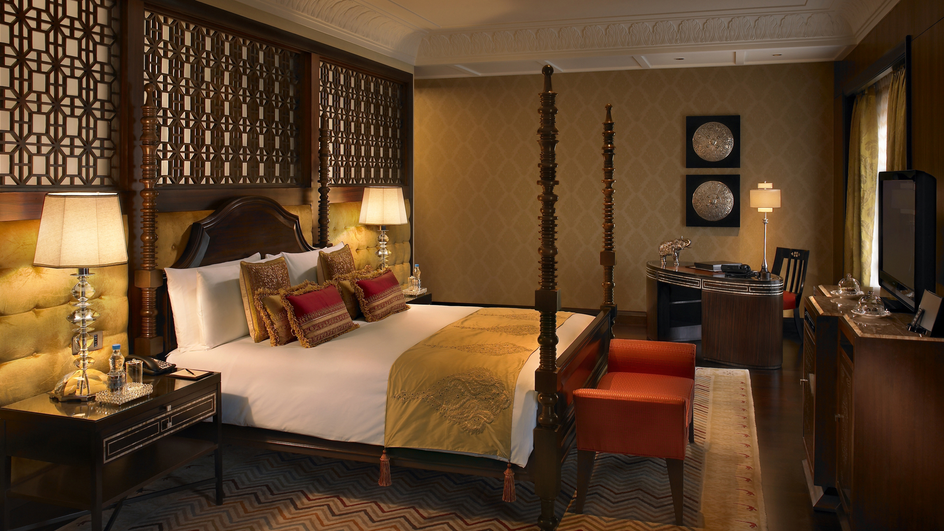 Worldwide, India, Leela udaipur, bedroom