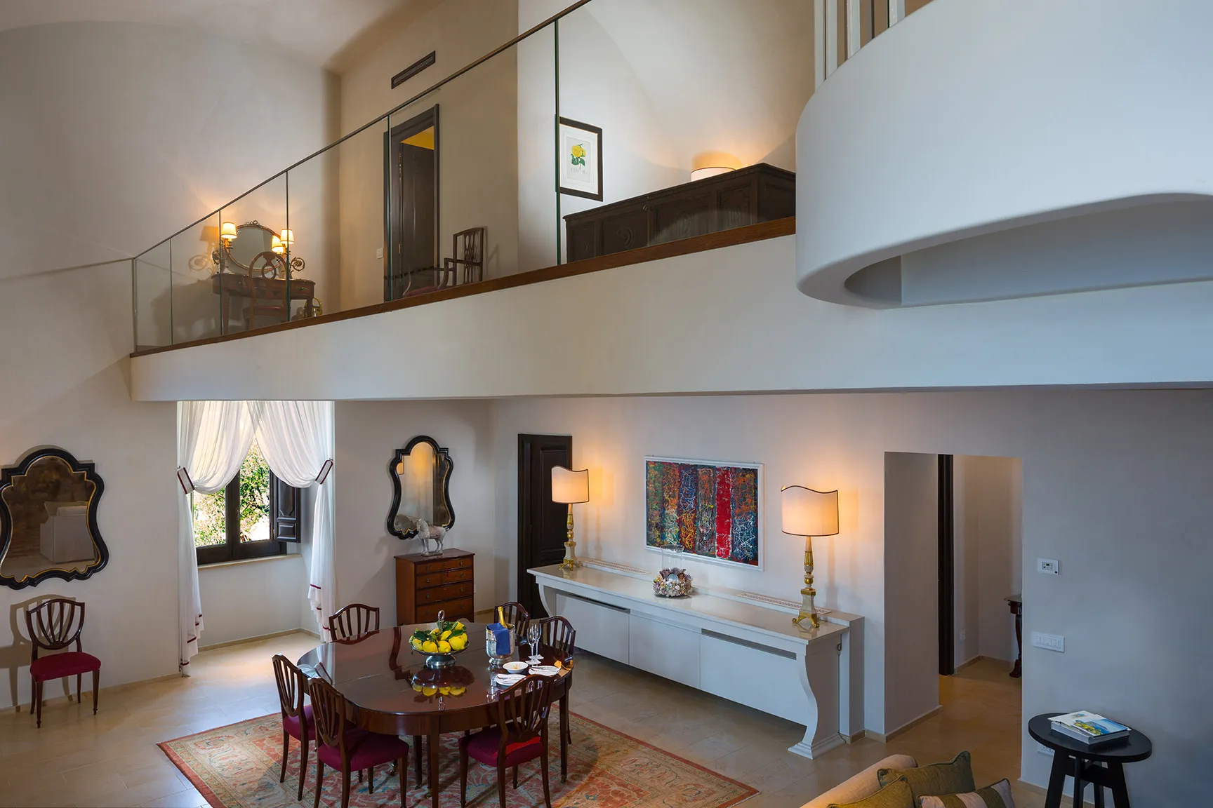 Europe, Italy, Amalfi Coast, Monastero Santa Rosa, rosa suite