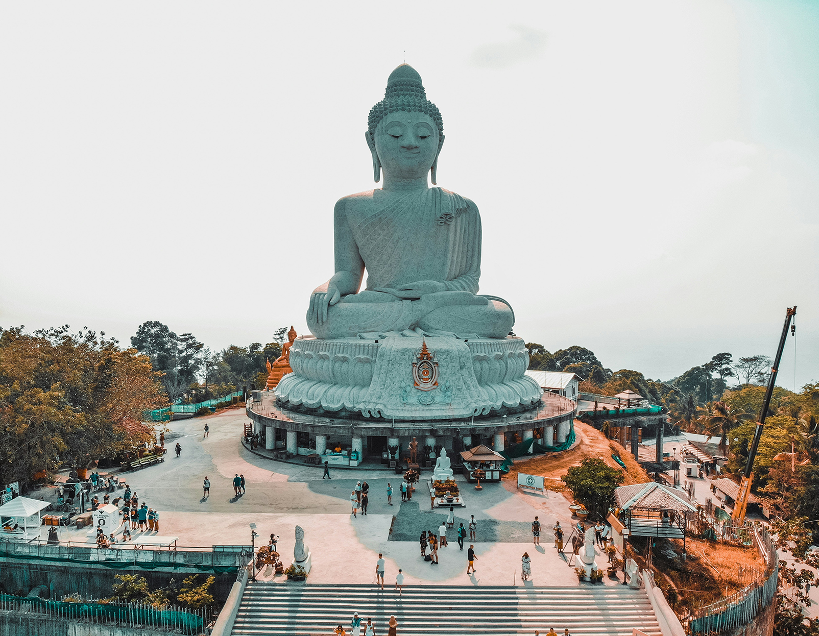 Asia, Thailand, Phuket, The Big Buddha statue overlooking Chalong