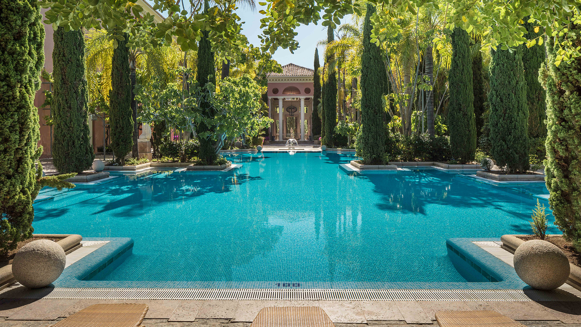 Europe, Spain, Mallorca, Anantara Villa Padierna Palace, Pool