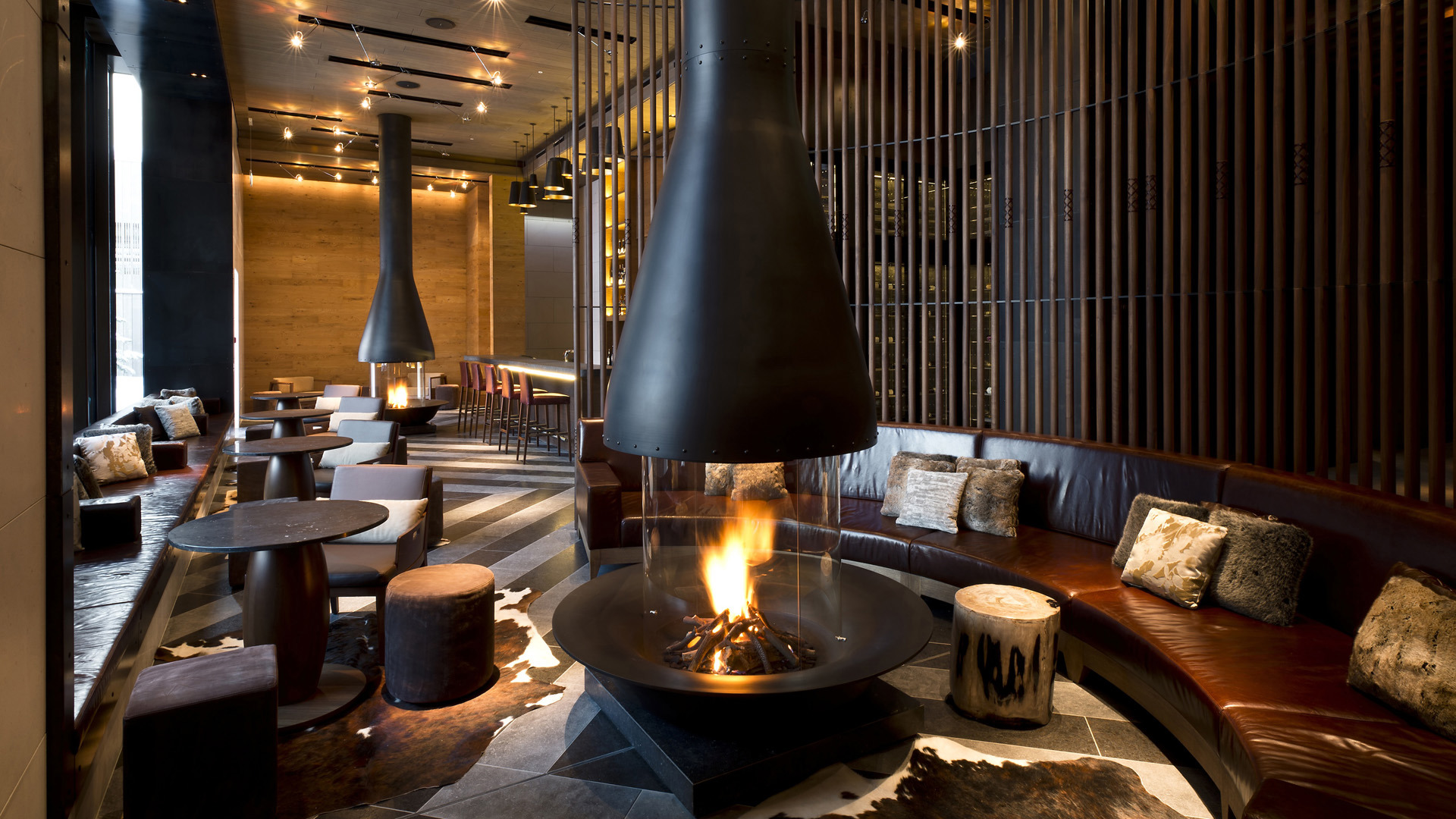 Europe Ski, Switzerland, The Chedi Andermatt, Bar and living area