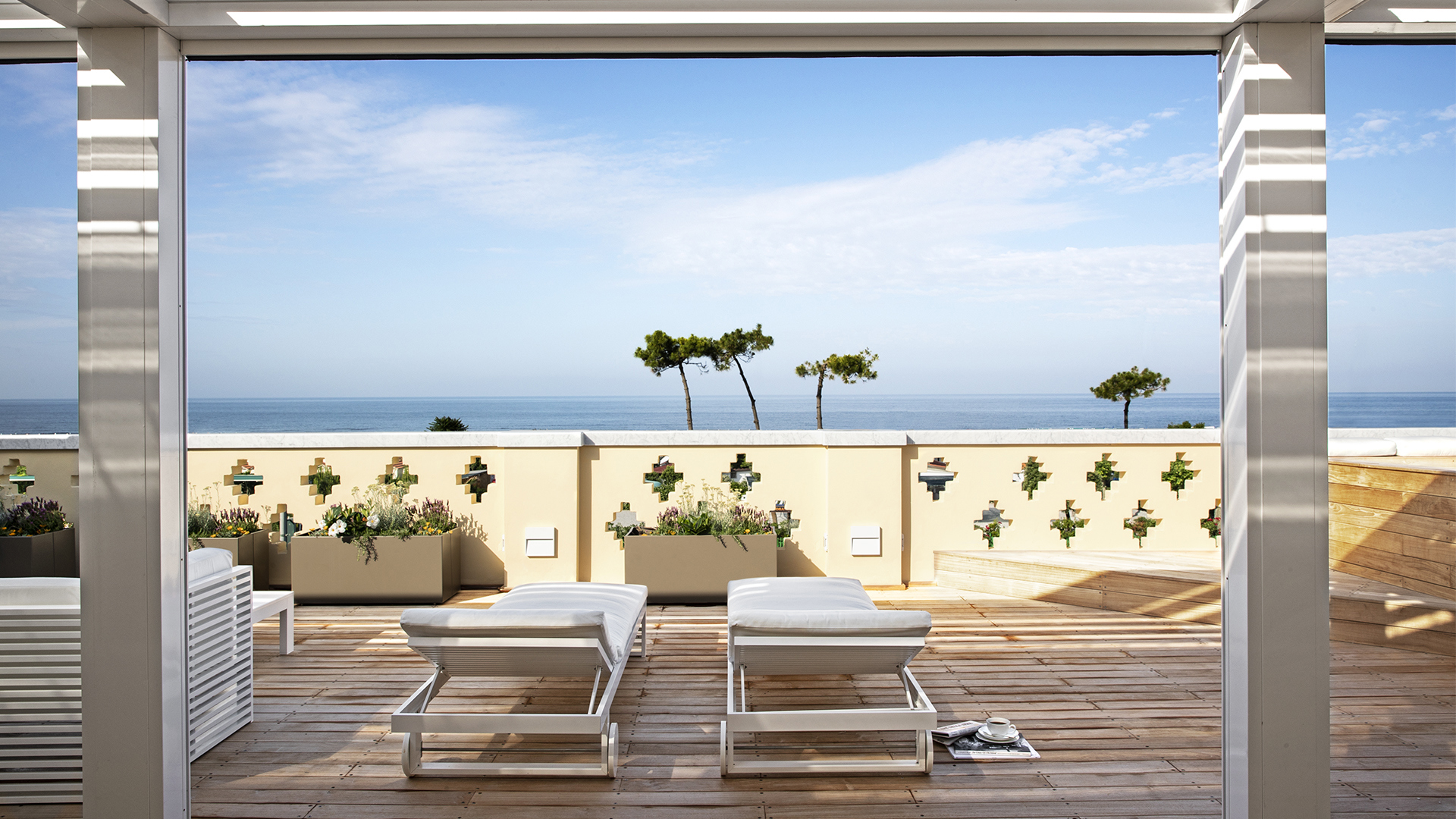 Europe, Italy, Tuscany, Hotel Byron, Penthouse Terrace