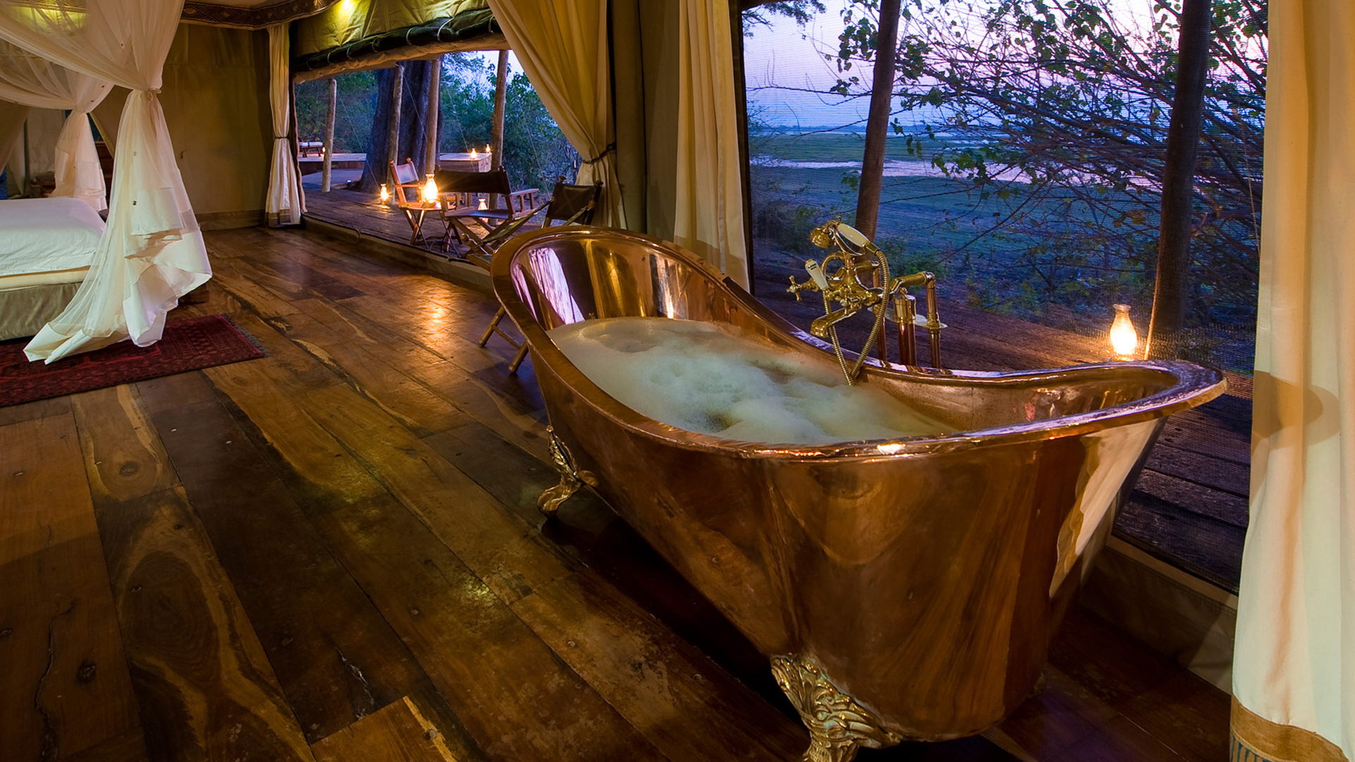  Africa, Botswana, Zarafa, Bathroom