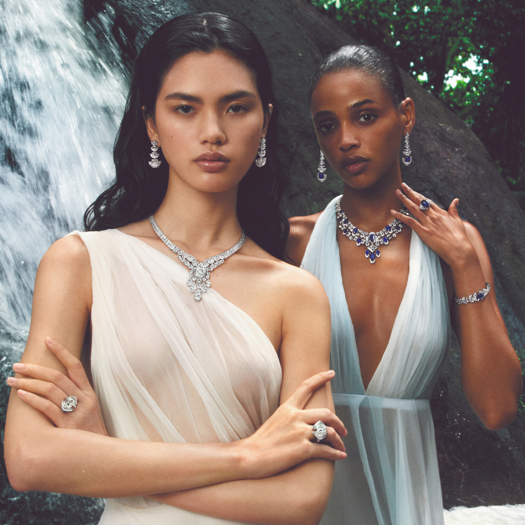 Luxury selection, two women wearing Graffabulous: Chapter V collection