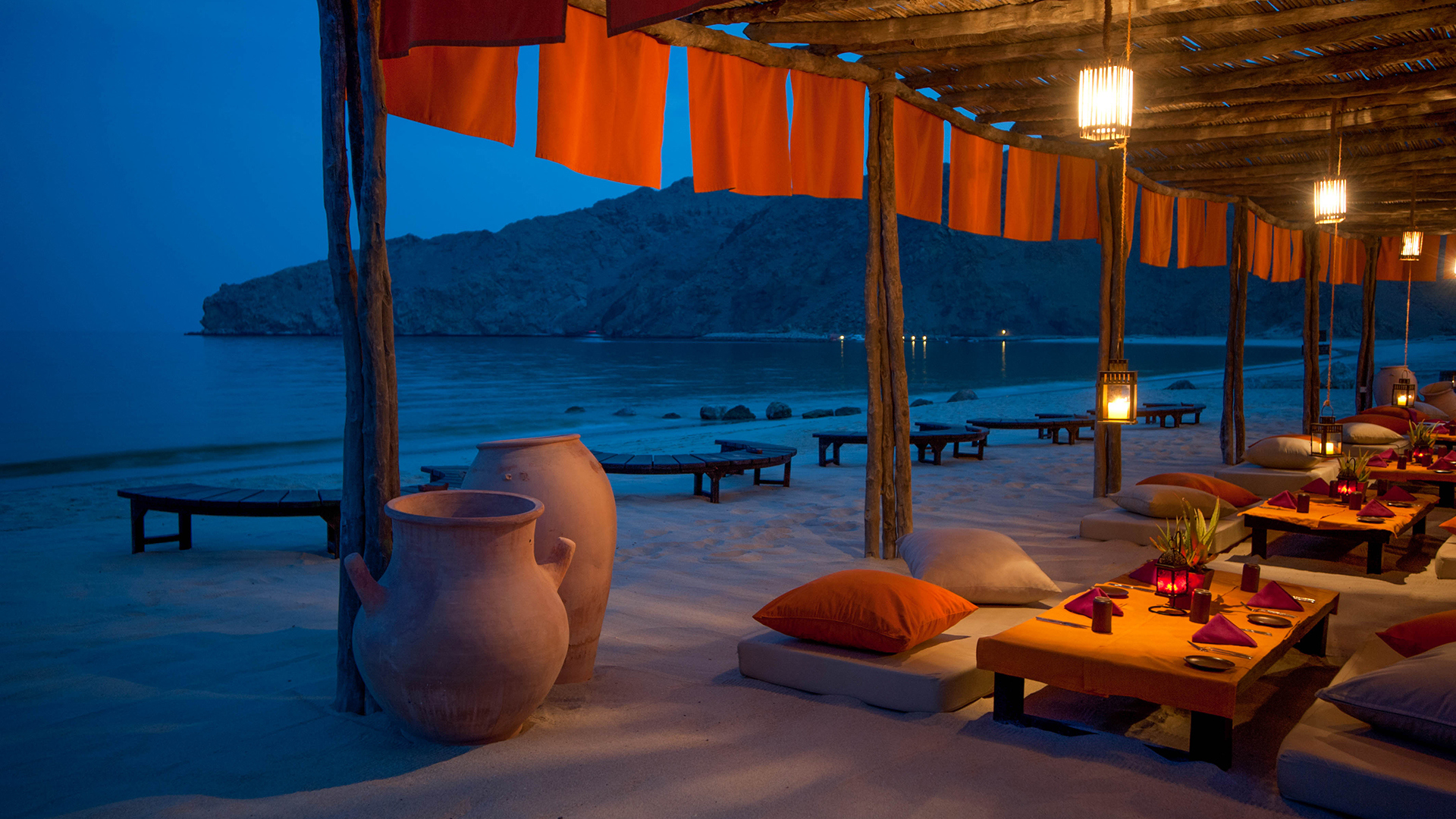 Indian ocean, Oman, Six Sense Hideaway Zighy Bay, Shua-Shack