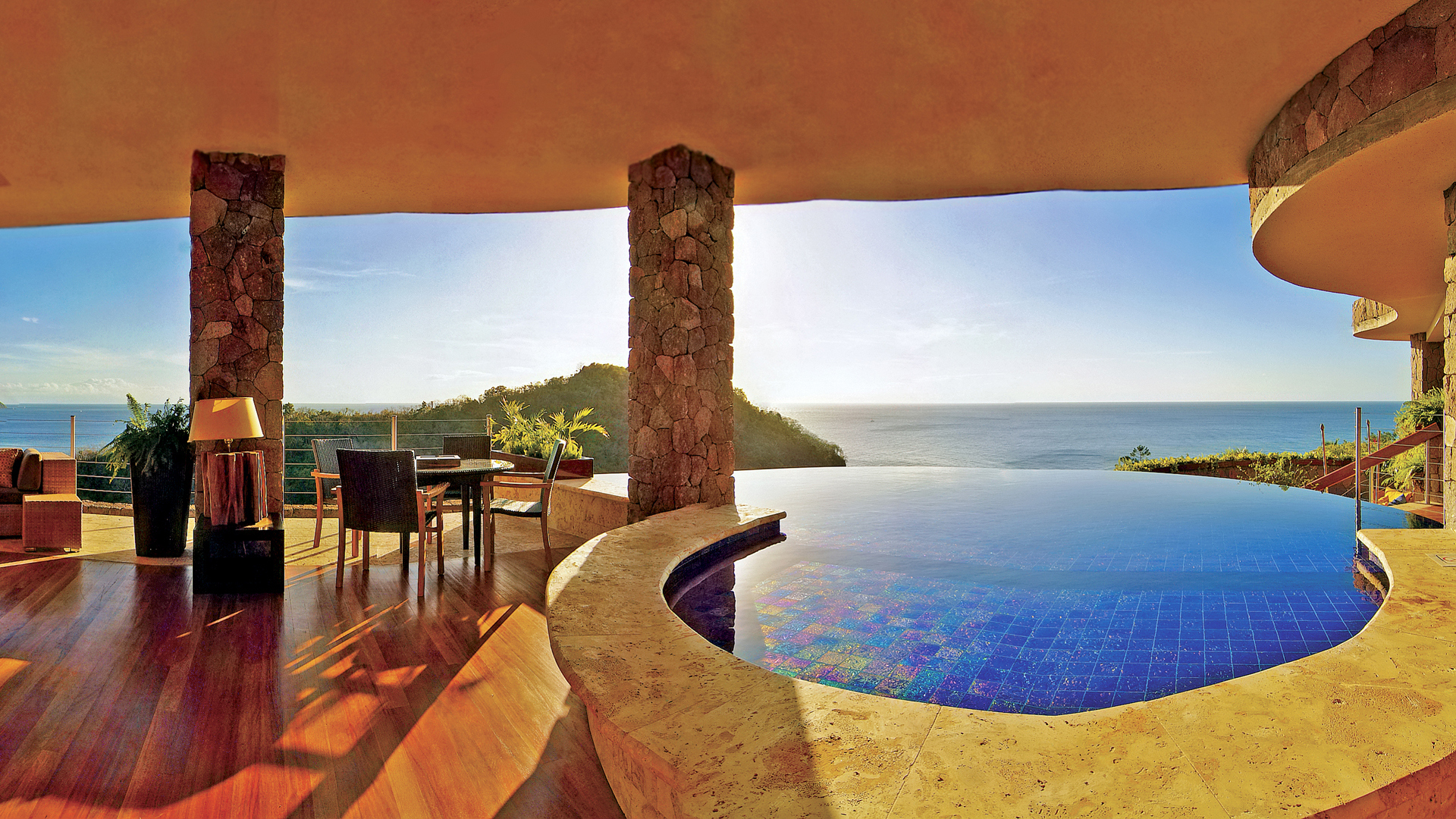 Caribbean, St Lucia, Jade mountain club, Suite Horizon