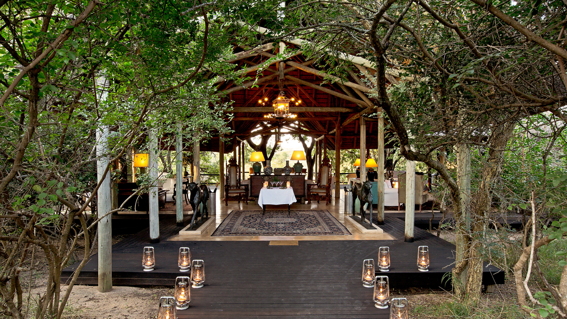  Africa, South Africa, Royal Malewane, Entrance