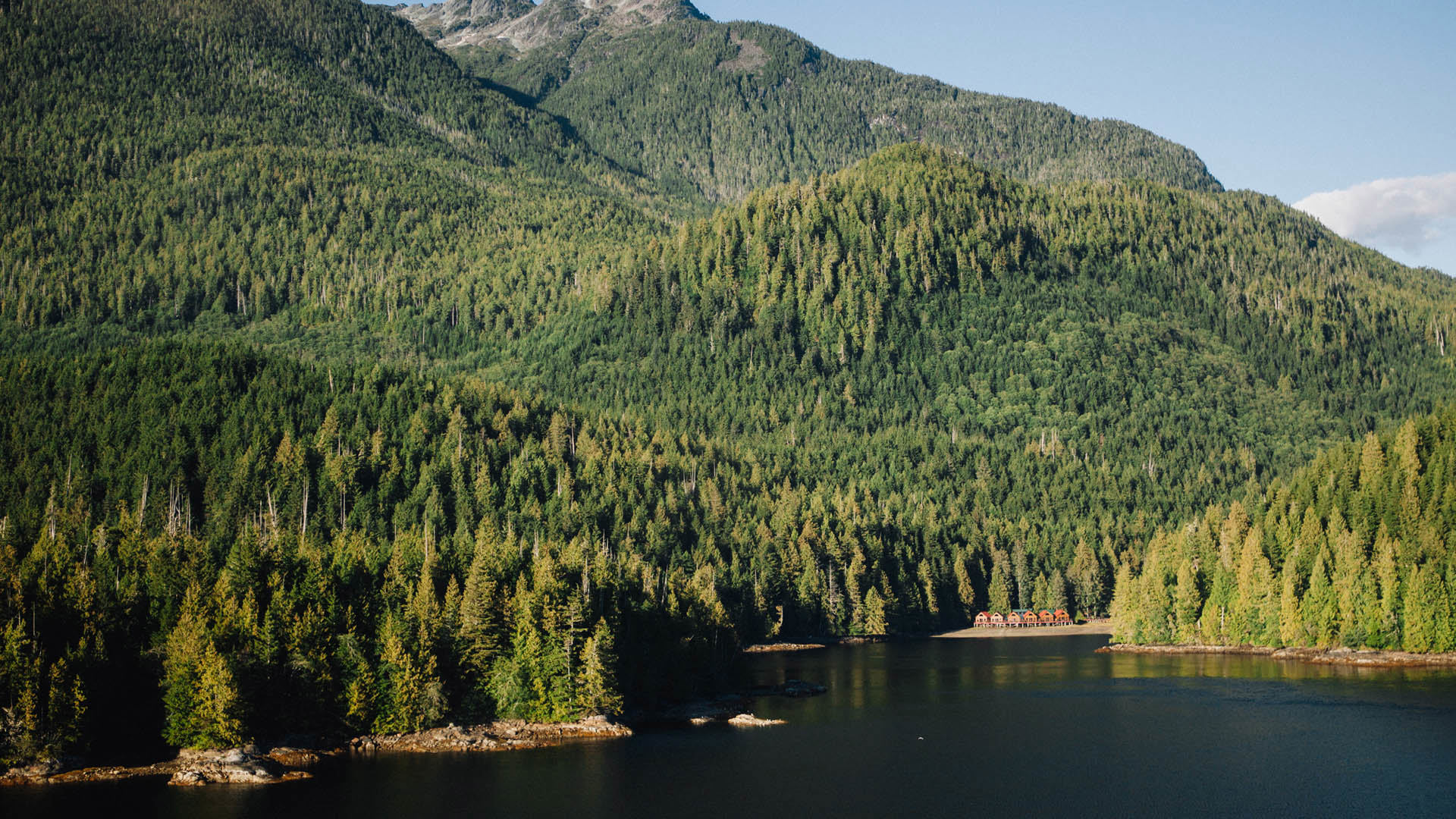  North America & Canada, British Columbia, Nimmo Bay, Resort View