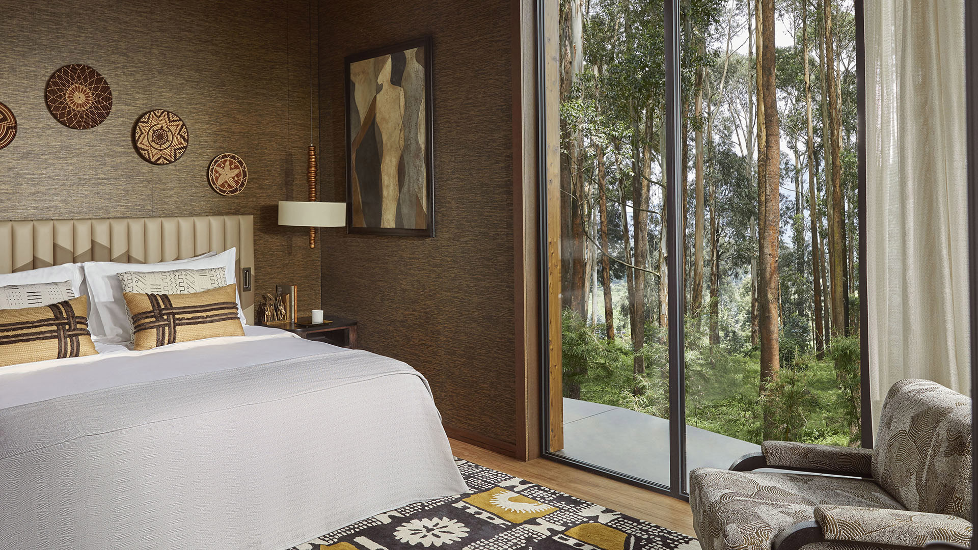  Africa, Rwanda, One&Only Gorilla's Nest, Ingagi Suite