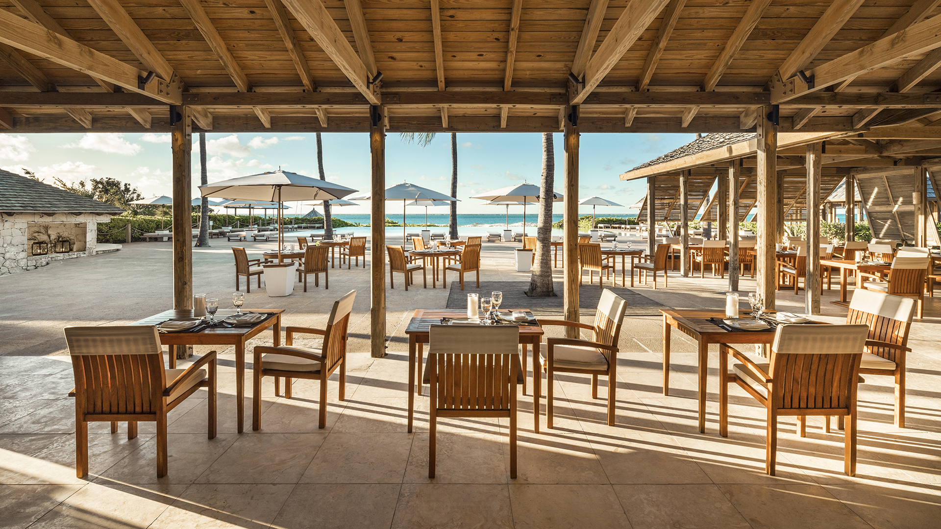 Caribbean, Turks & caicos, Parrot Cay, Lotus Restaurant